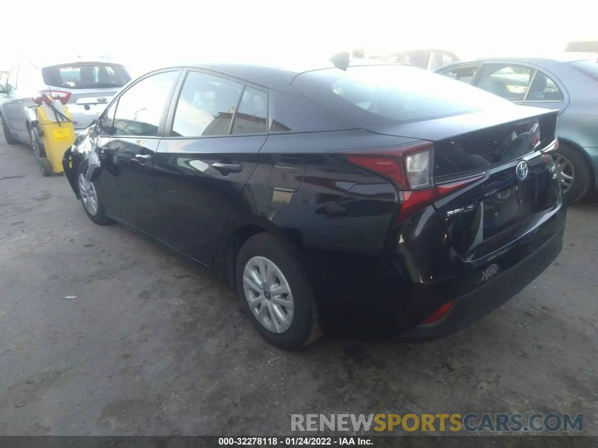 3 Photograph of a damaged car JTDKARFU6K3101095 TOYOTA PRIUS 2019