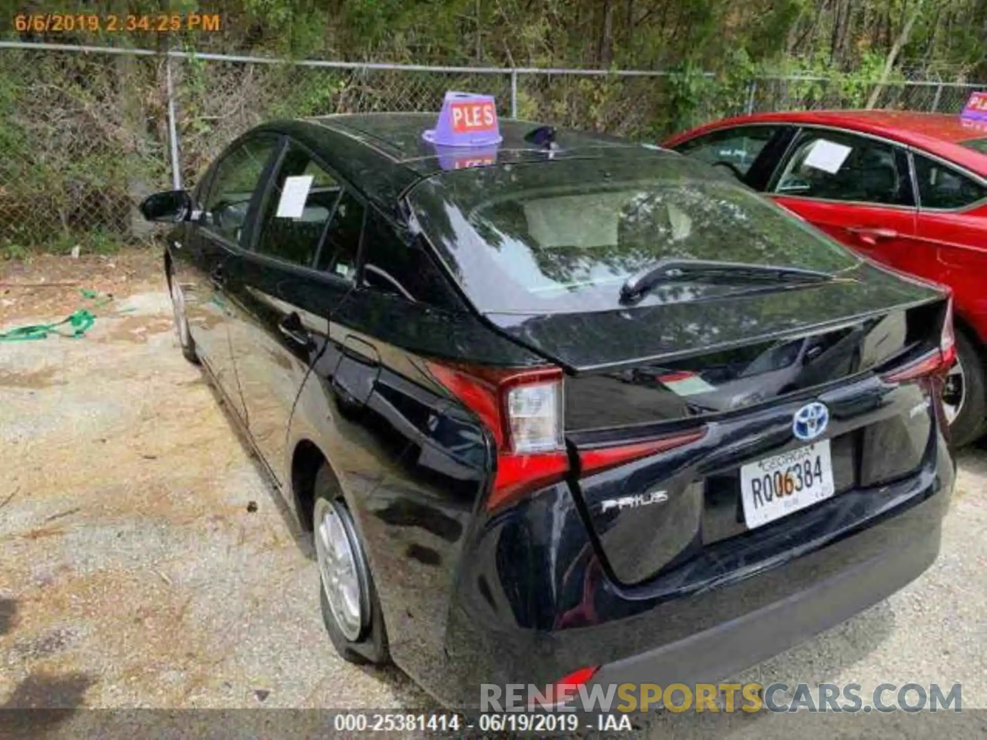 3 Photograph of a damaged car JTDKARFU7K3068995 TOYOTA PRIUS 2019