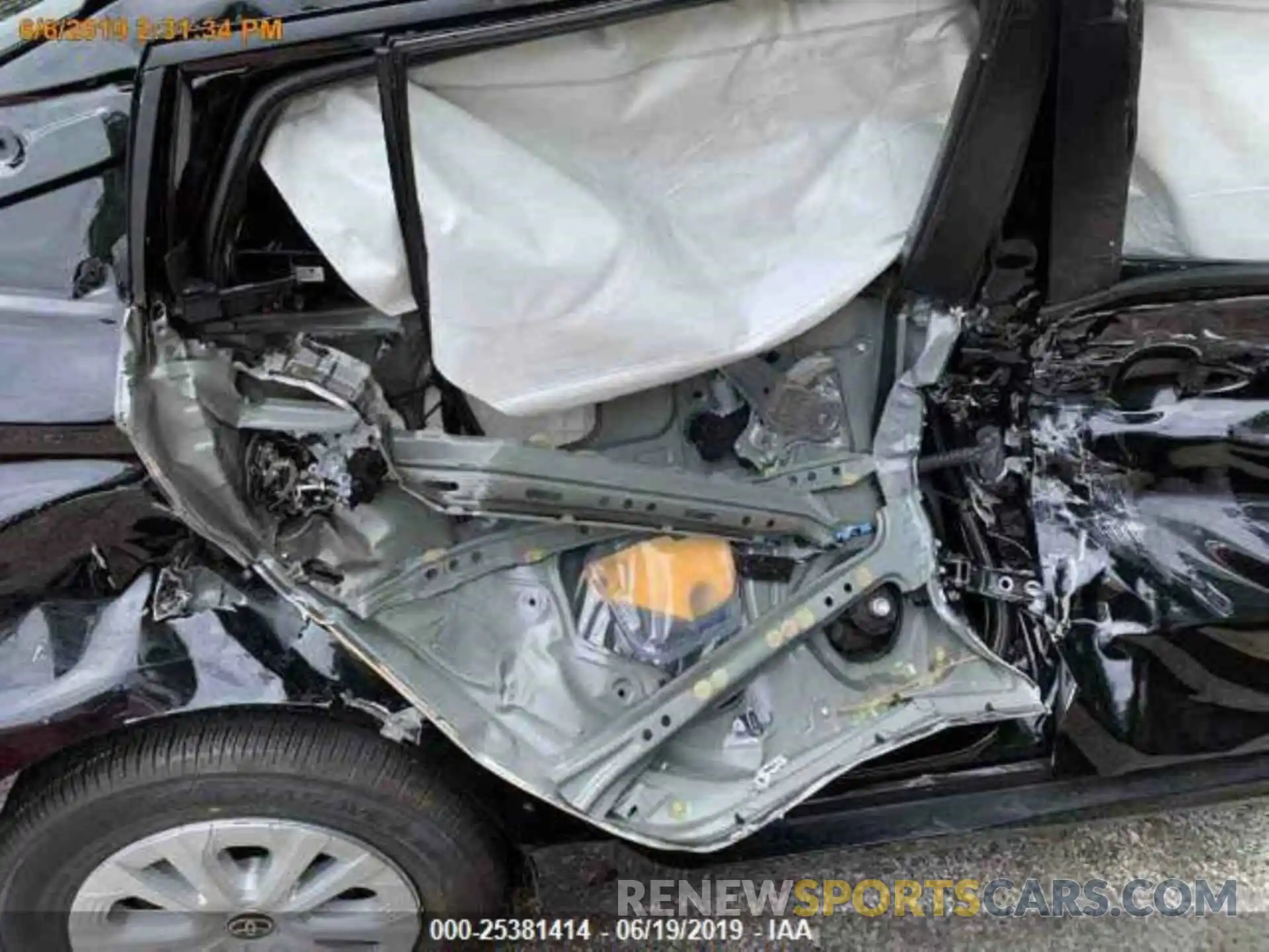 6 Photograph of a damaged car JTDKARFU7K3068995 TOYOTA PRIUS 2019