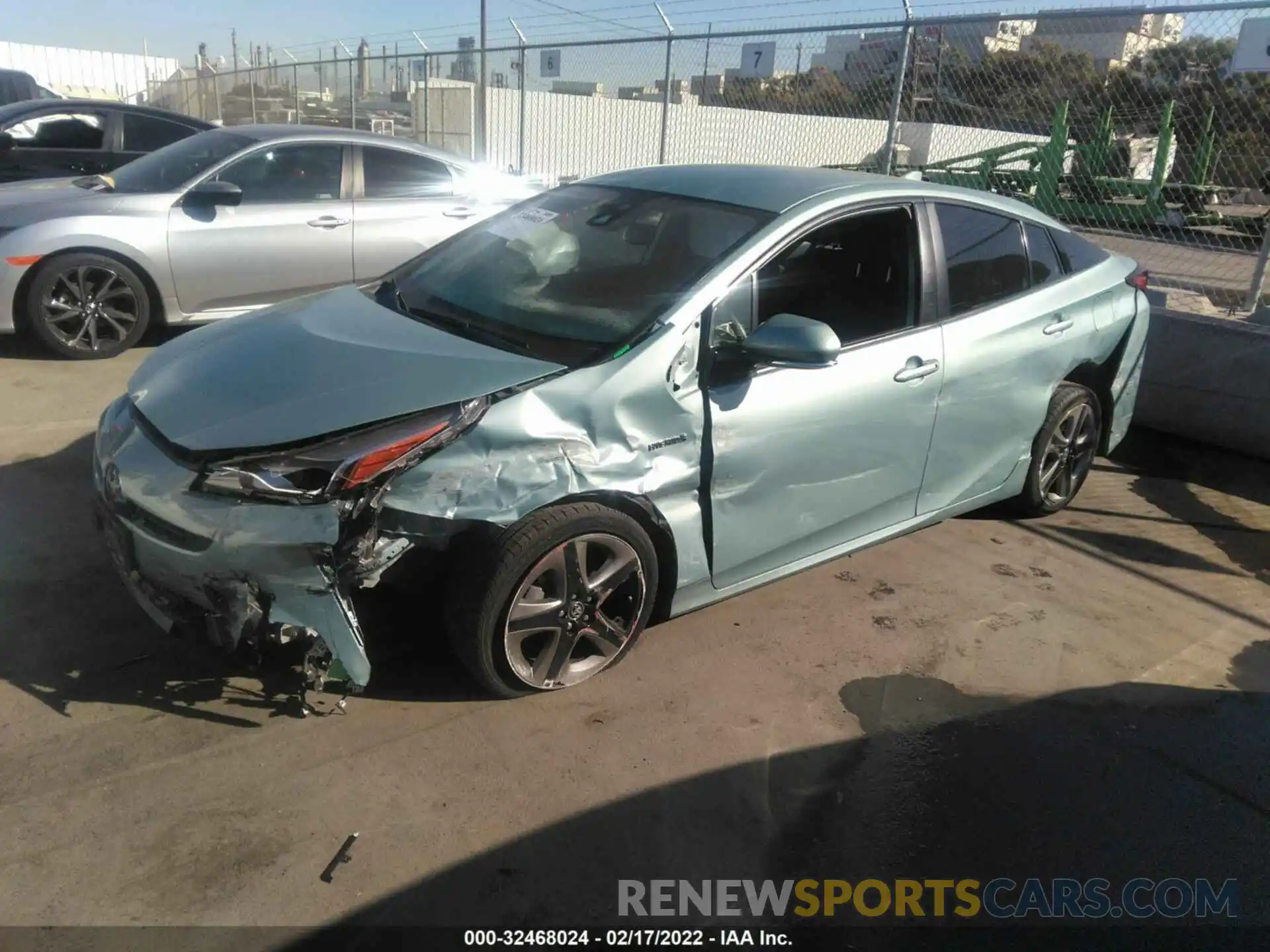 6 Photograph of a damaged car JTDKARFU7K3069595 TOYOTA PRIUS 2019