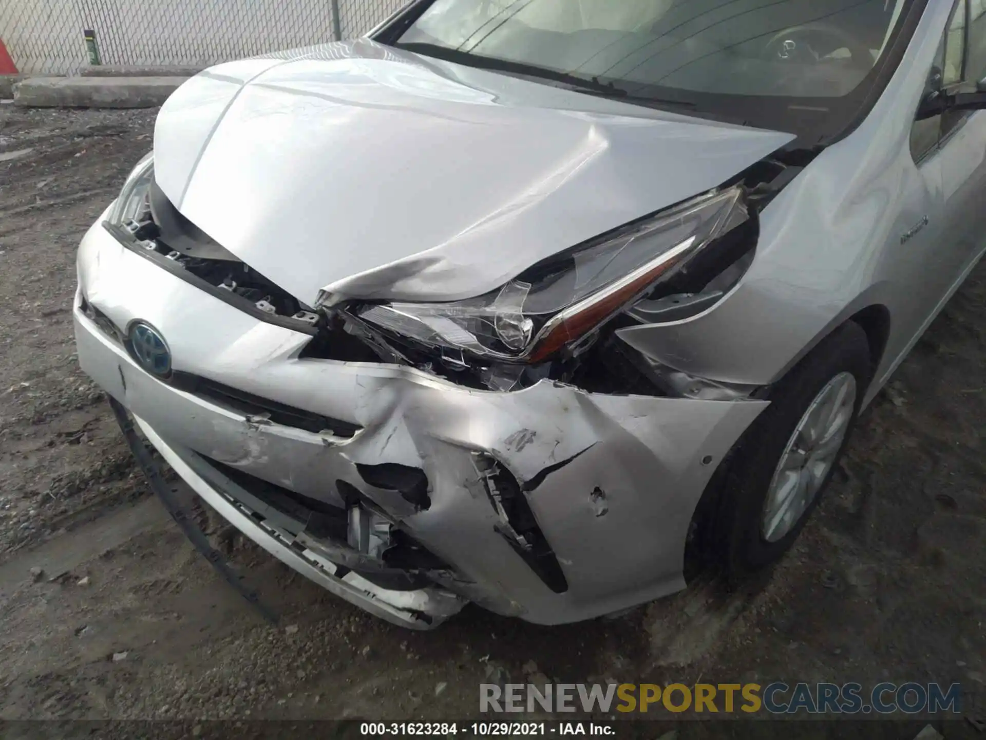 6 Photograph of a damaged car JTDKARFU7K3070214 TOYOTA PRIUS 2019