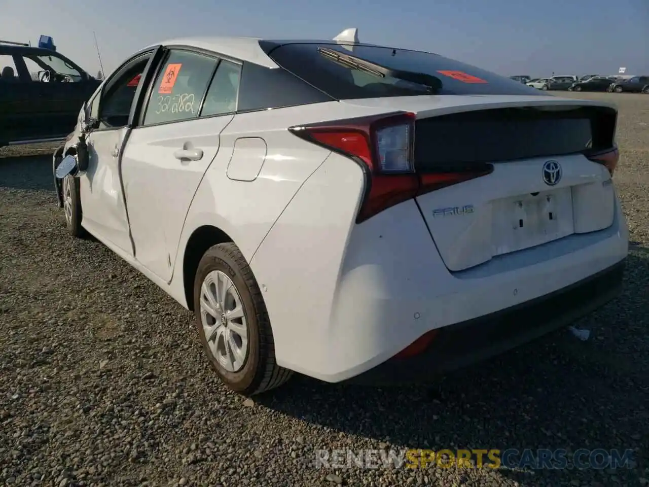 3 Photograph of a damaged car JTDKARFU7K3073002 TOYOTA PRIUS 2019