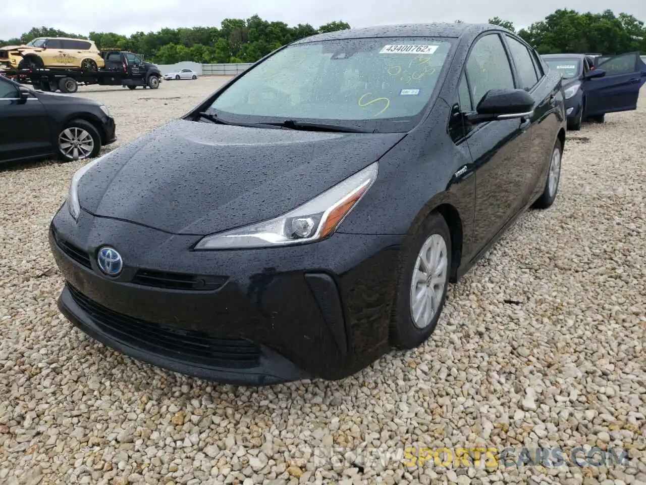 2 Photograph of a damaged car JTDKARFU7K3073565 TOYOTA PRIUS 2019