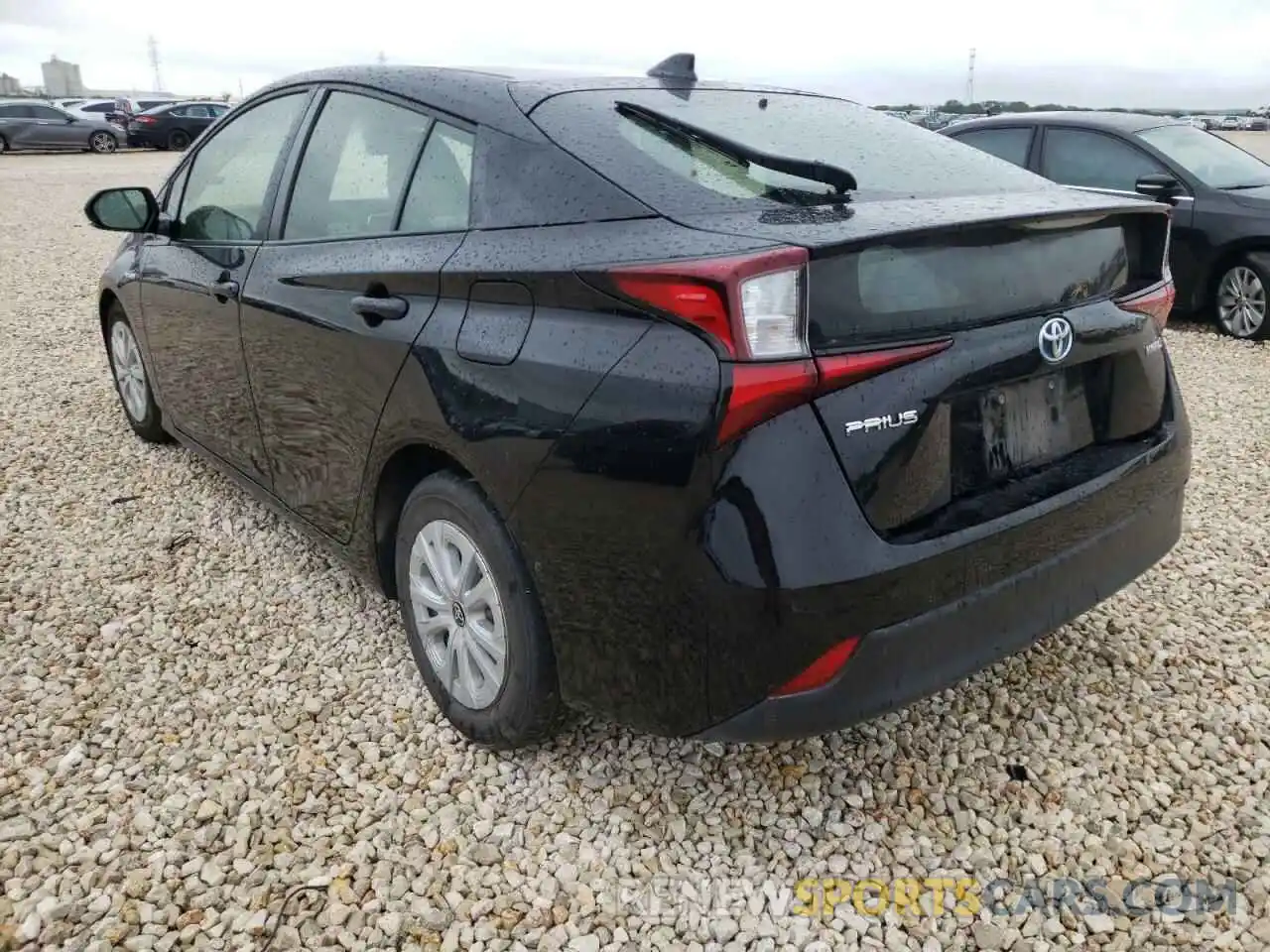 3 Фотография поврежденного автомобиля JTDKARFU7K3073565 TOYOTA PRIUS 2019