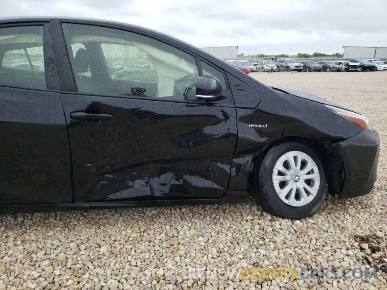 9 Photograph of a damaged car JTDKARFU7K3073565 TOYOTA PRIUS 2019