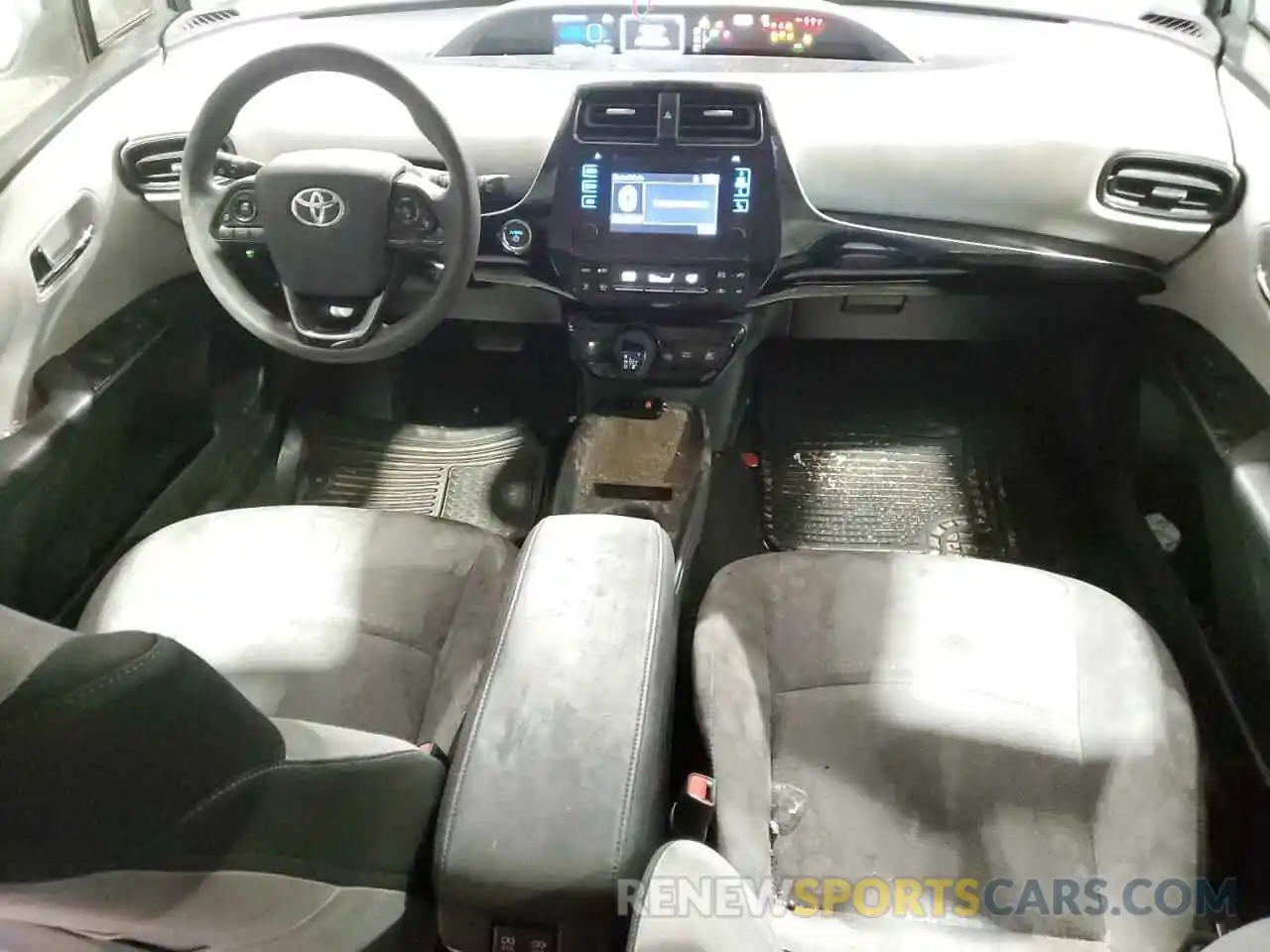 8 Фотография поврежденного автомобиля JTDKARFU7K3074439 TOYOTA PRIUS 2019