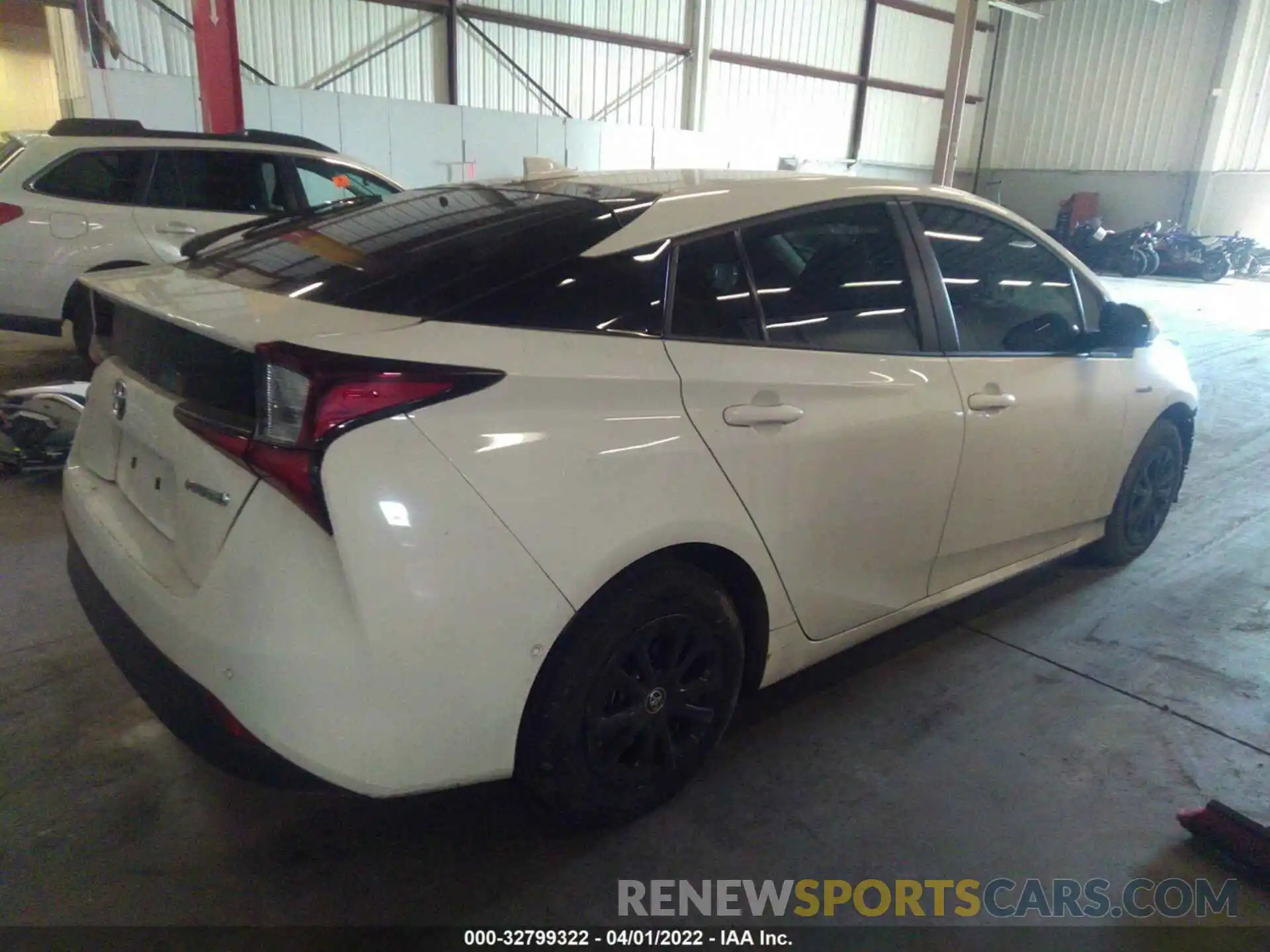 4 Photograph of a damaged car JTDKARFU7K3074571 TOYOTA PRIUS 2019