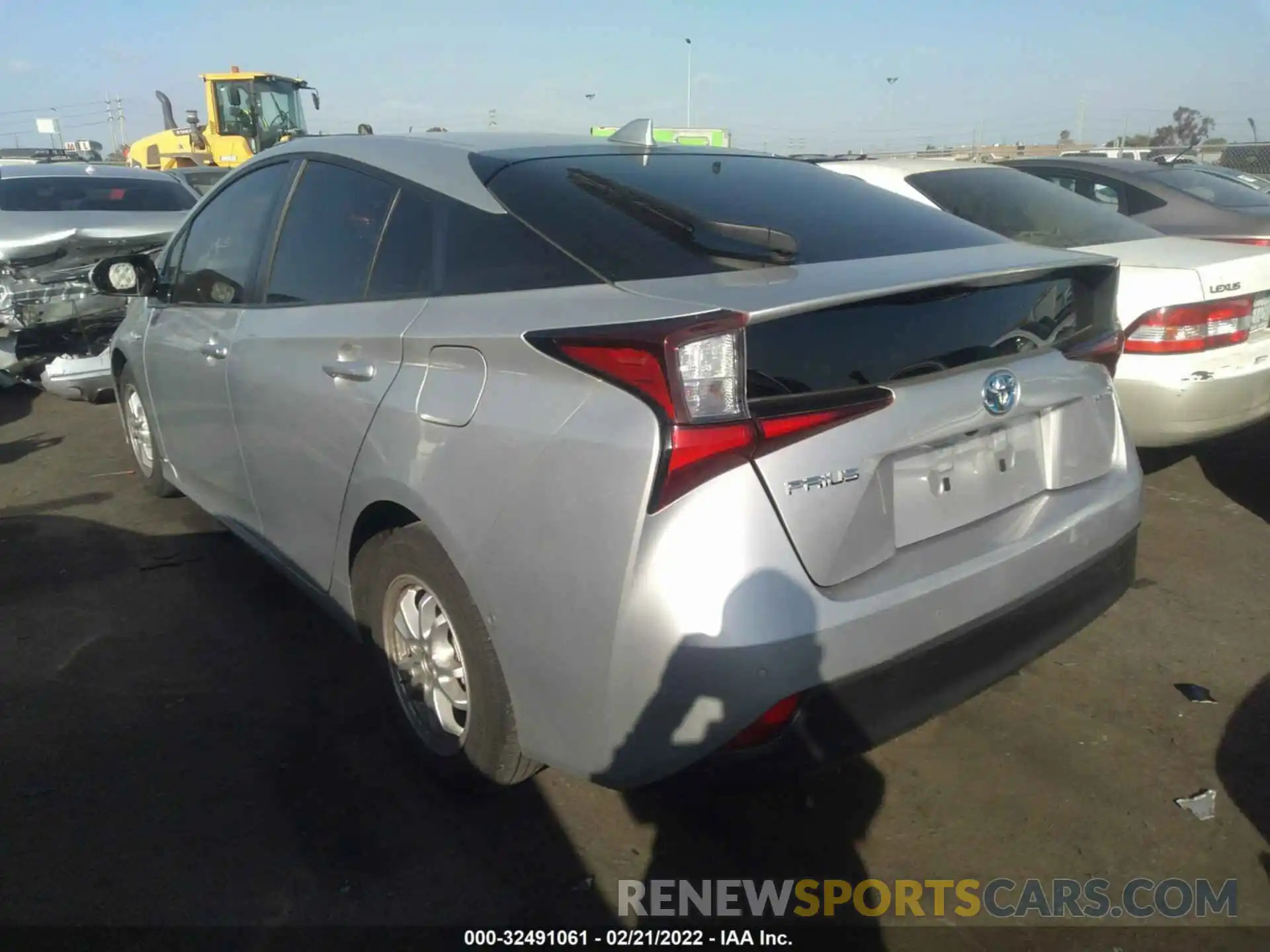 3 Photograph of a damaged car JTDKARFU7K3076532 TOYOTA PRIUS 2019