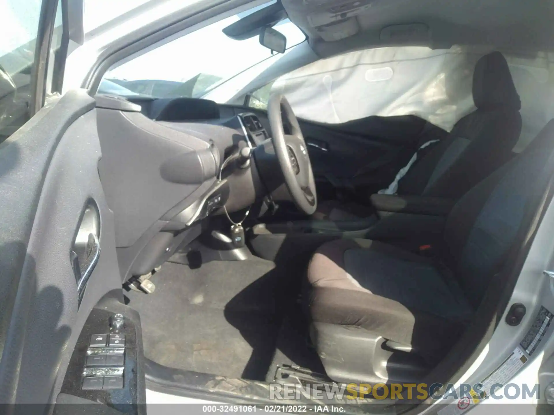 5 Photograph of a damaged car JTDKARFU7K3076532 TOYOTA PRIUS 2019