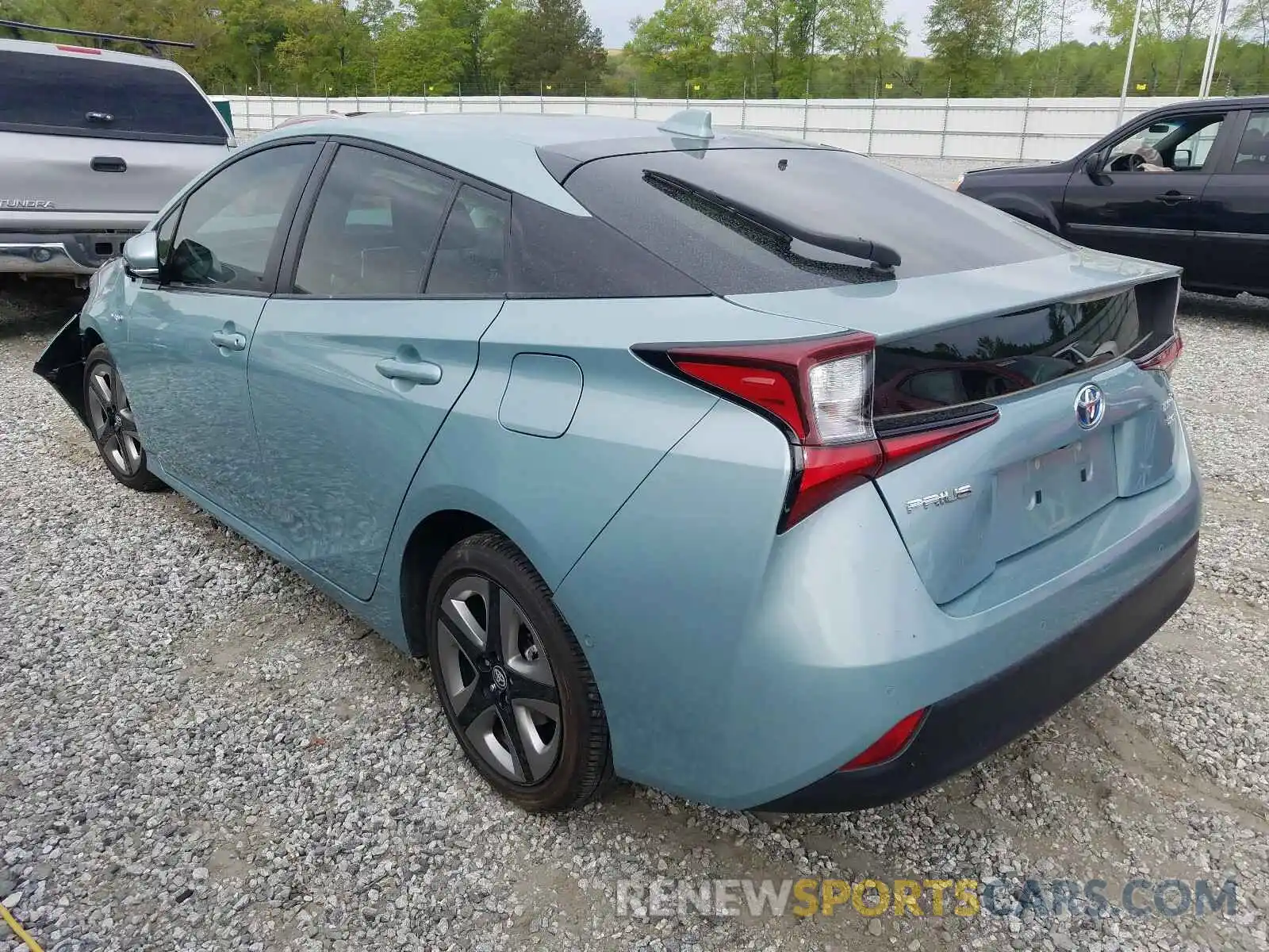 3 Photograph of a damaged car JTDKARFU7K3076823 TOYOTA PRIUS 2019