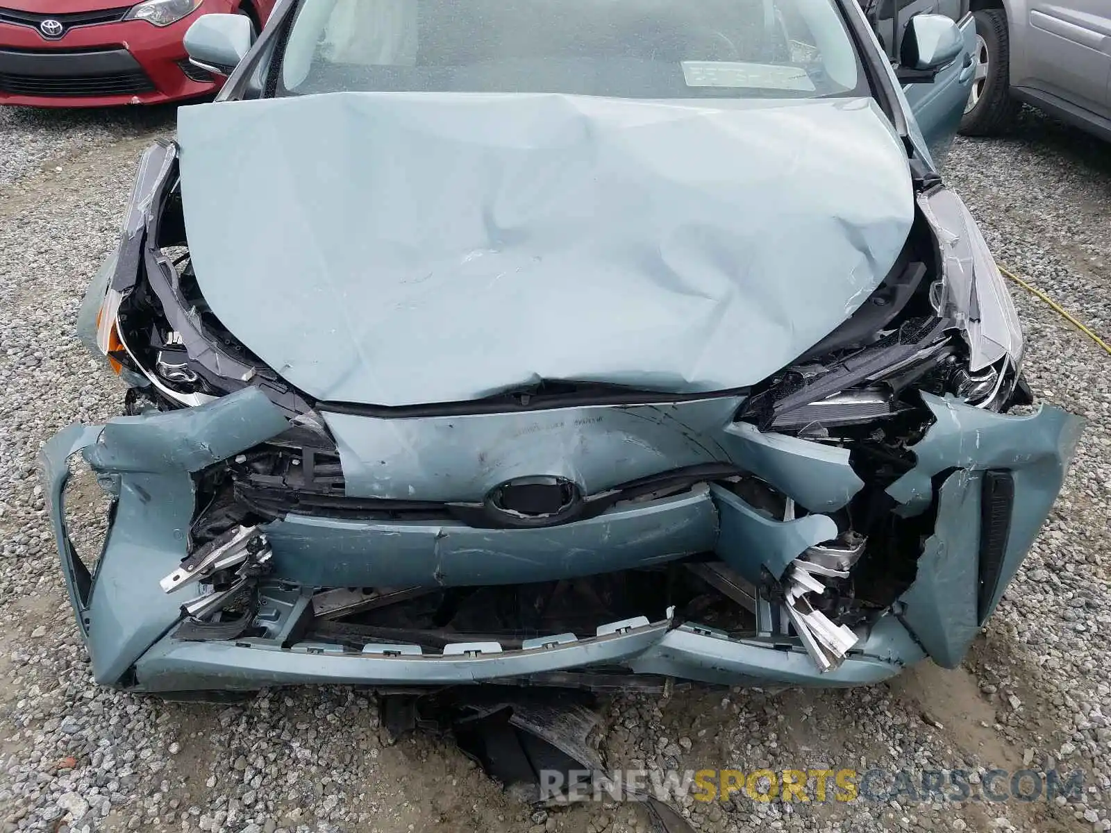 7 Photograph of a damaged car JTDKARFU7K3076823 TOYOTA PRIUS 2019