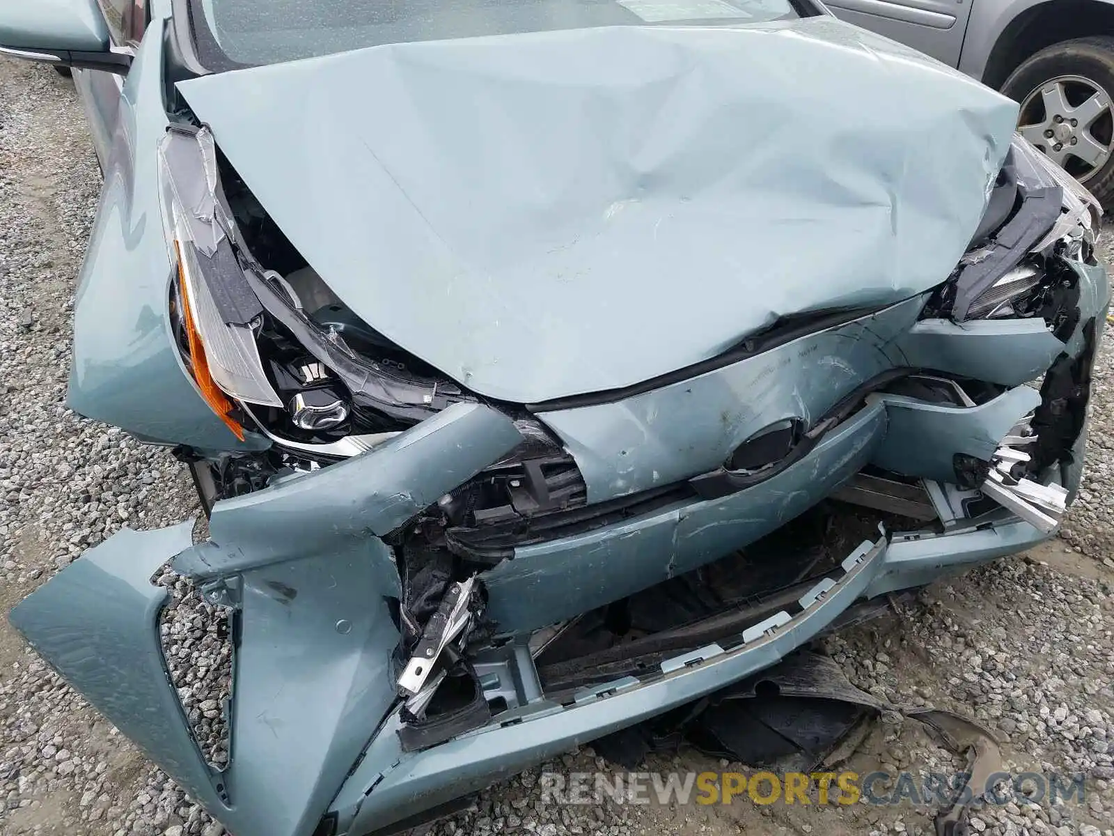 9 Photograph of a damaged car JTDKARFU7K3076823 TOYOTA PRIUS 2019