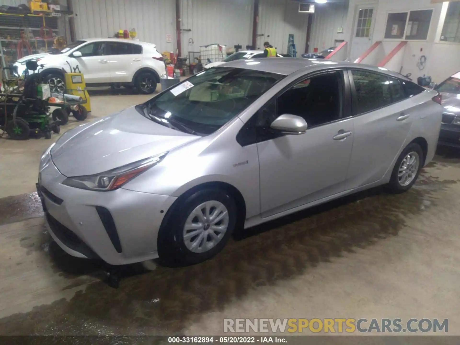 2 Photograph of a damaged car JTDKARFU7K3079124 TOYOTA PRIUS 2019