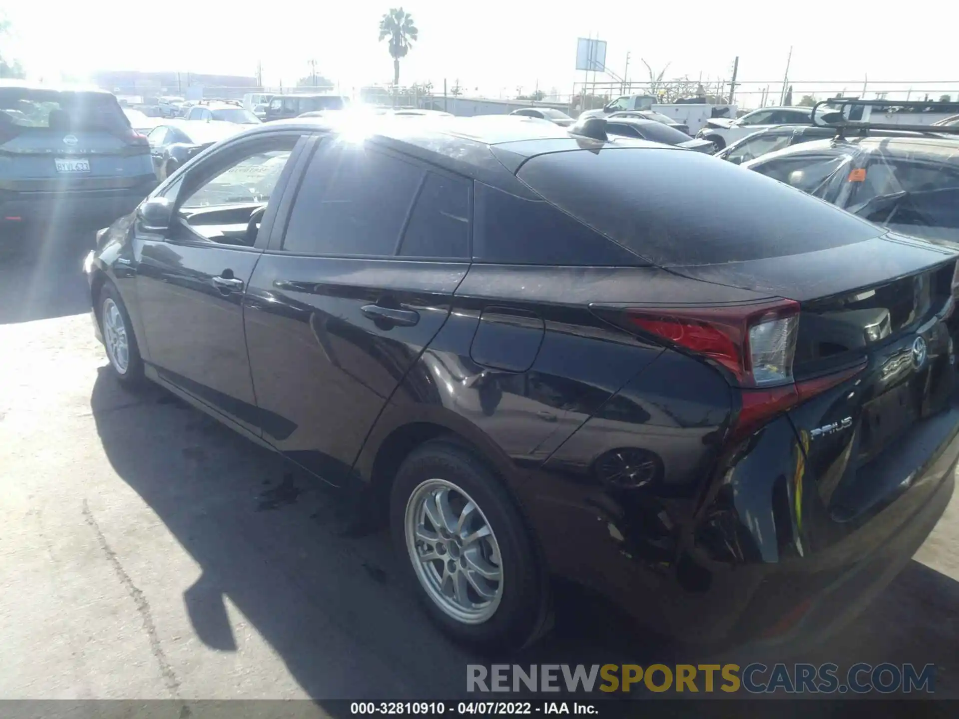 3 Photograph of a damaged car JTDKARFU7K3079849 TOYOTA PRIUS 2019