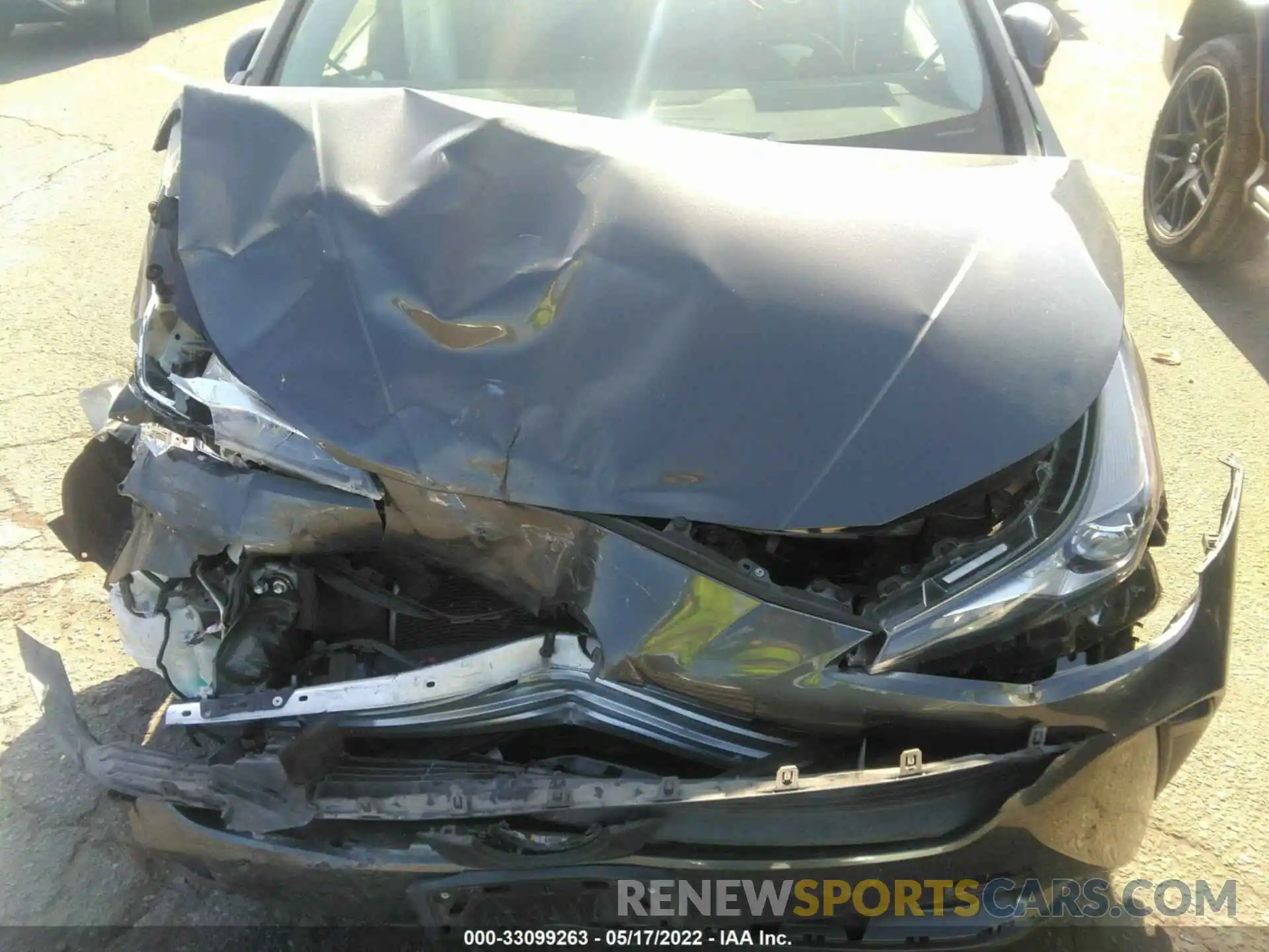 10 Photograph of a damaged car JTDKARFU7K3081696 TOYOTA PRIUS 2019