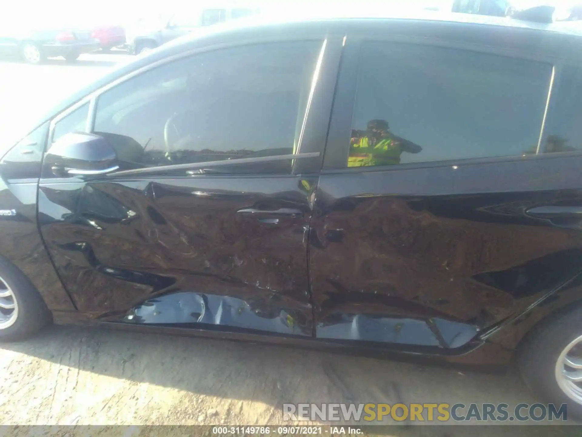 6 Photograph of a damaged car JTDKARFU7K3081908 TOYOTA PRIUS 2019