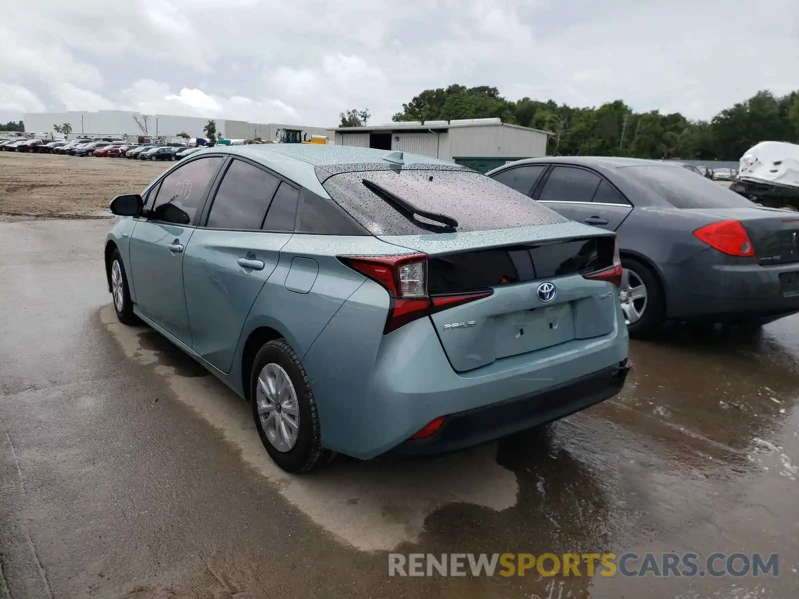 3 Photograph of a damaged car JTDKARFU7K3082623 TOYOTA PRIUS 2019