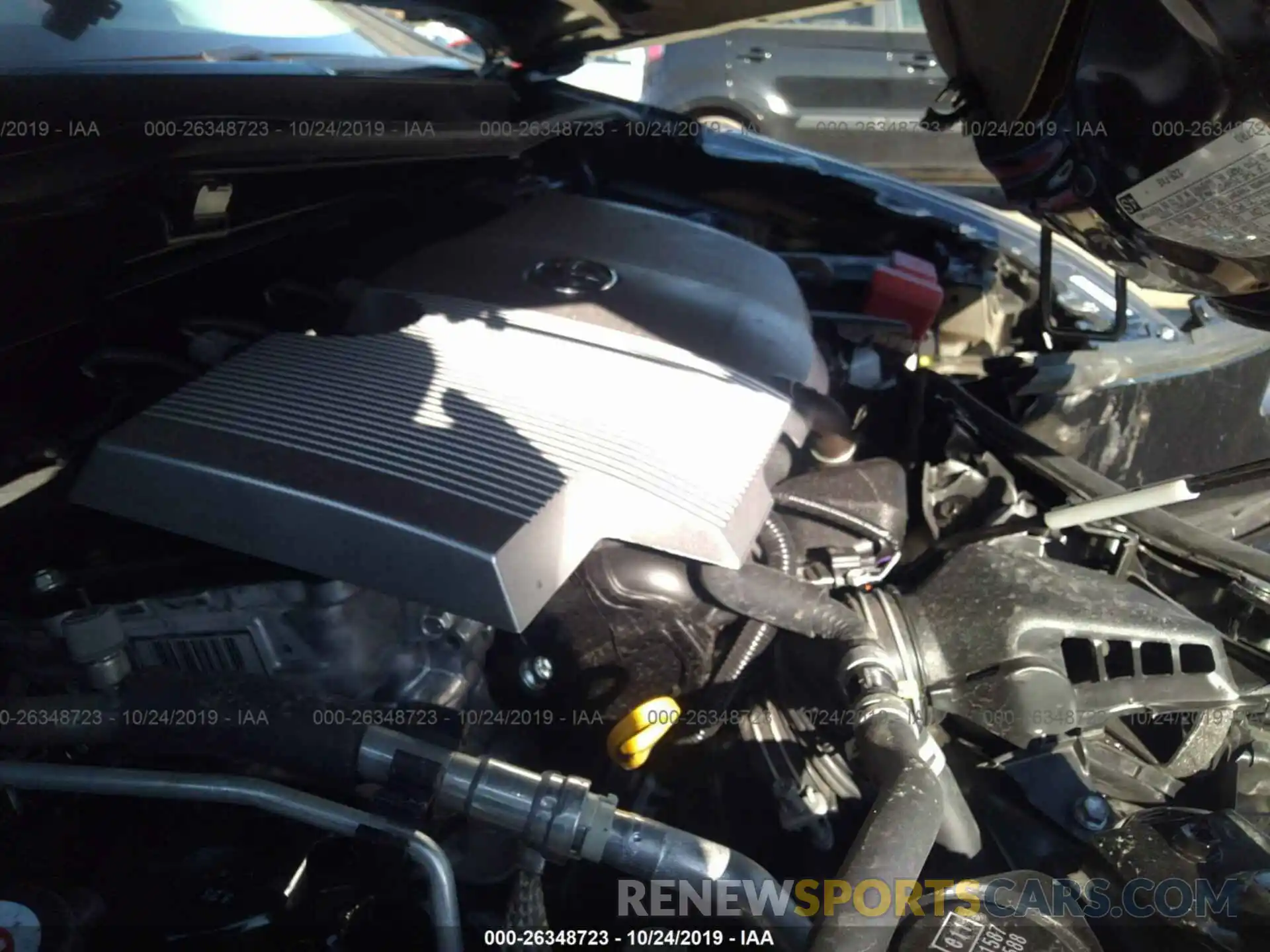 10 Photograph of a damaged car JTDKARFU7K3083027 TOYOTA PRIUS 2019