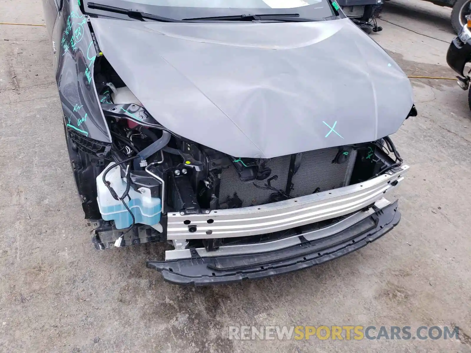 9 Photograph of a damaged car JTDKARFU7K3083397 TOYOTA PRIUS 2019