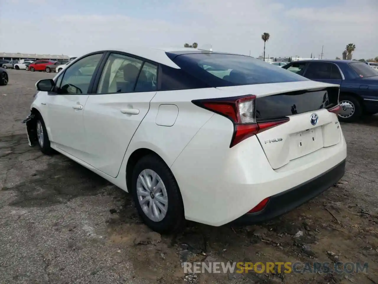 3 Photograph of a damaged car JTDKARFU7K3083545 TOYOTA PRIUS 2019