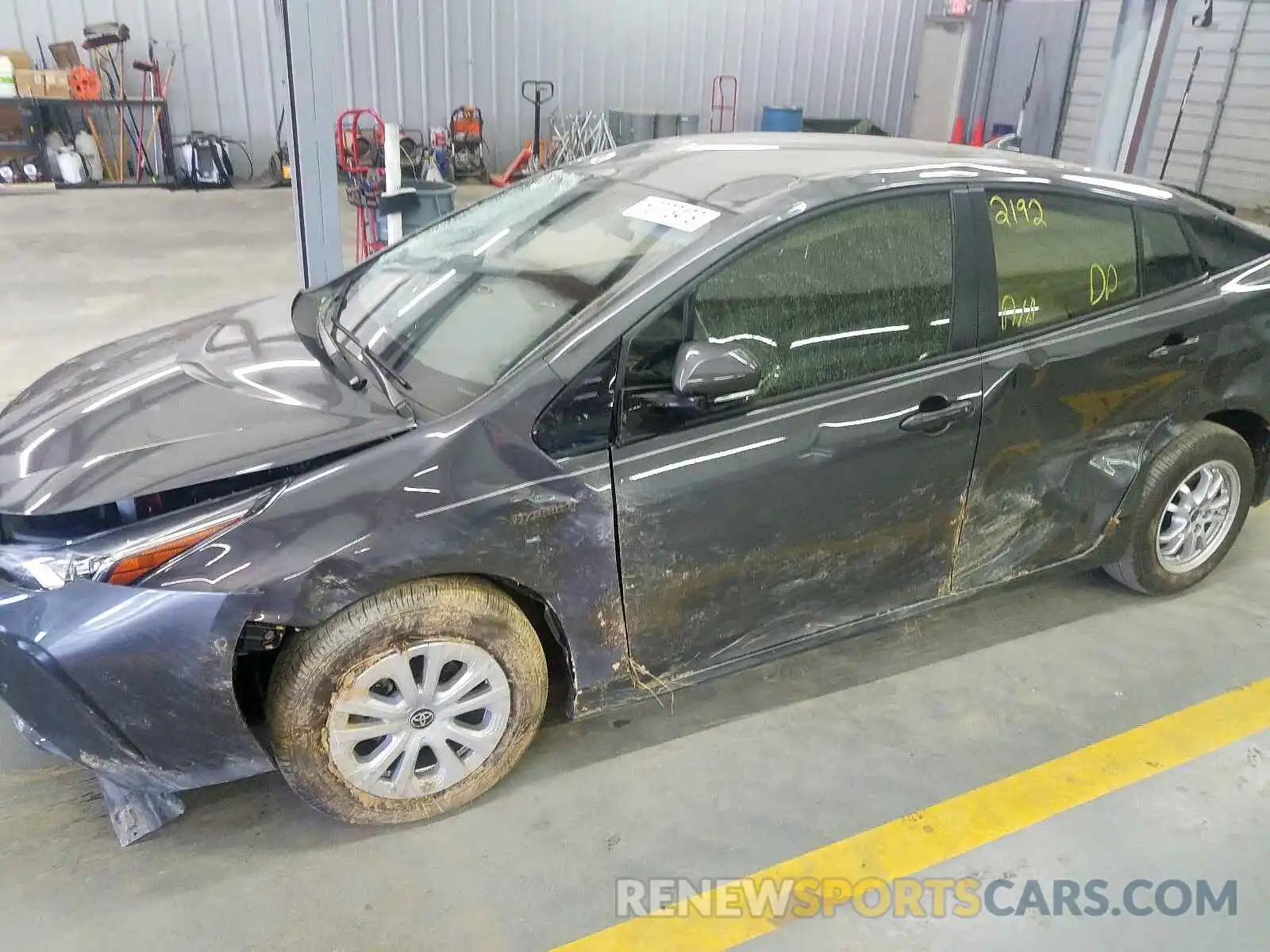 9 Photograph of a damaged car JTDKARFU7K3084422 TOYOTA PRIUS 2019