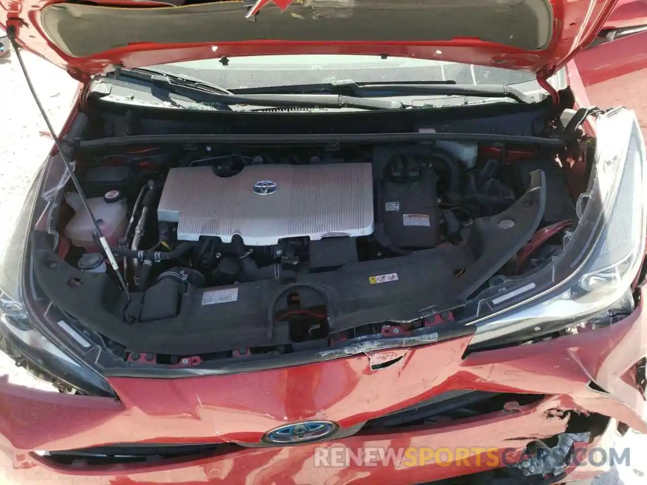 7 Photograph of a damaged car JTDKARFU7K3084937 TOYOTA PRIUS 2019