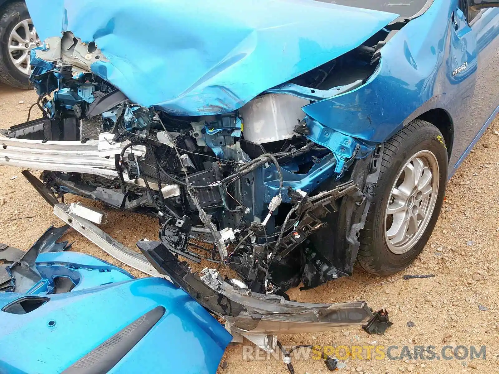 9 Фотография поврежденного автомобиля JTDKARFU7K3084971 TOYOTA PRIUS 2019