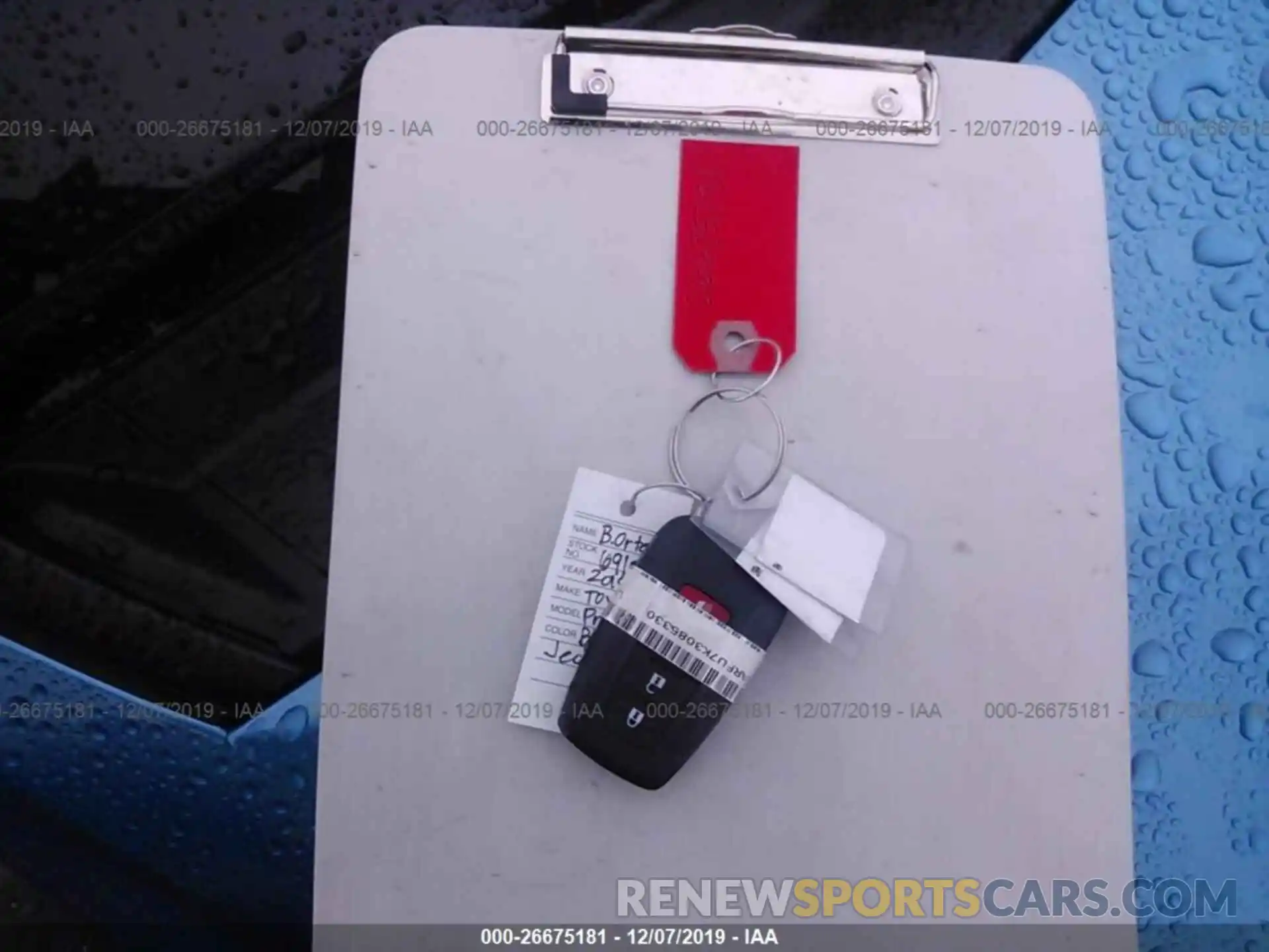 11 Photograph of a damaged car JTDKARFU7K3085330 TOYOTA PRIUS 2019