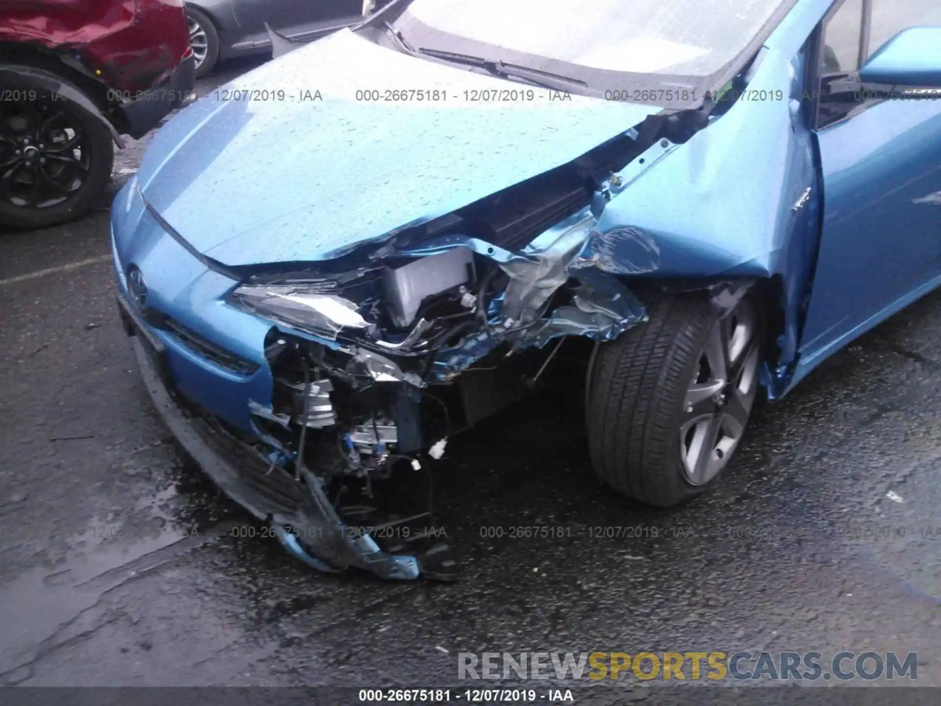 6 Photograph of a damaged car JTDKARFU7K3085330 TOYOTA PRIUS 2019