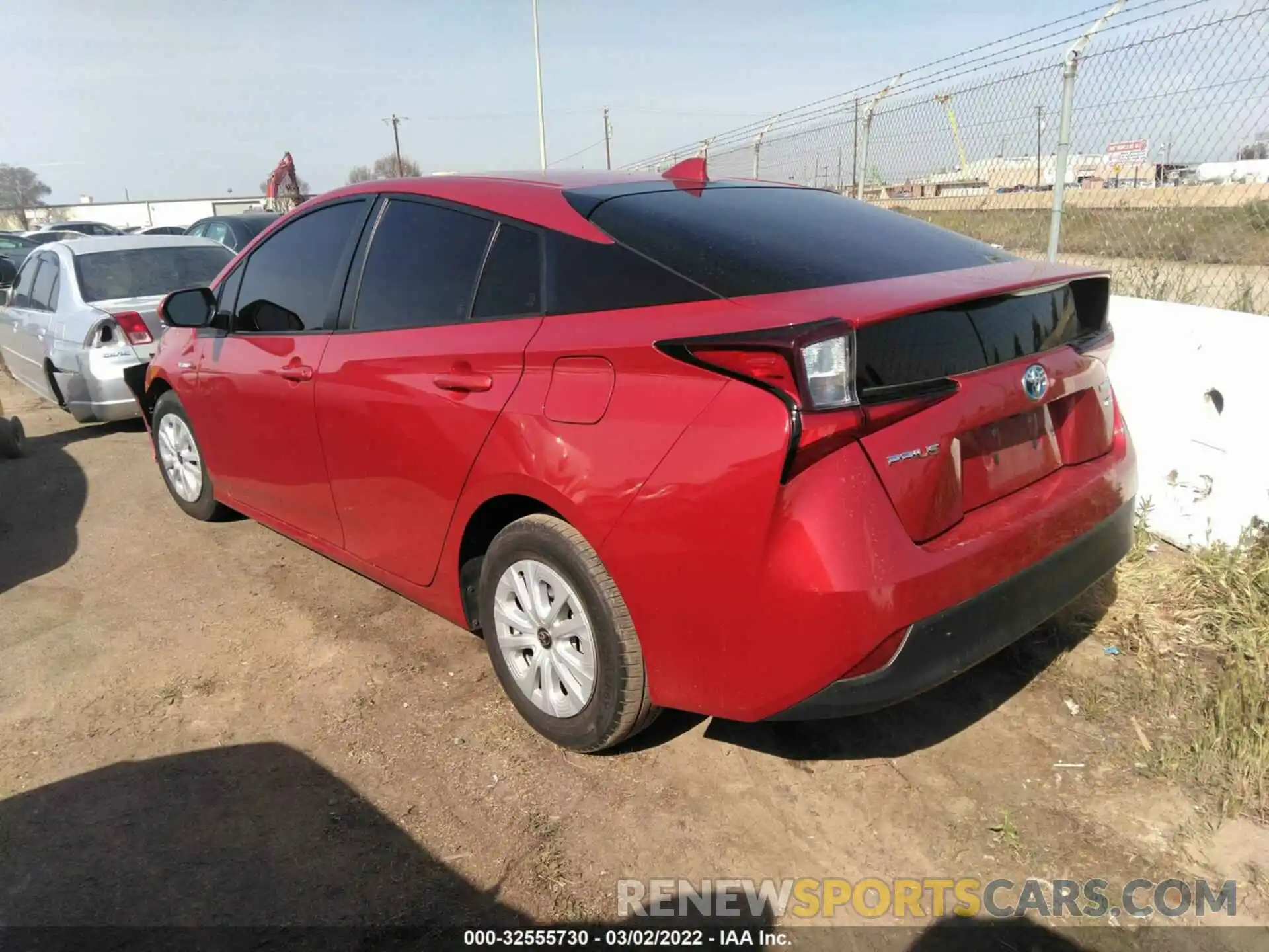 3 Photograph of a damaged car JTDKARFU7K3086610 TOYOTA PRIUS 2019