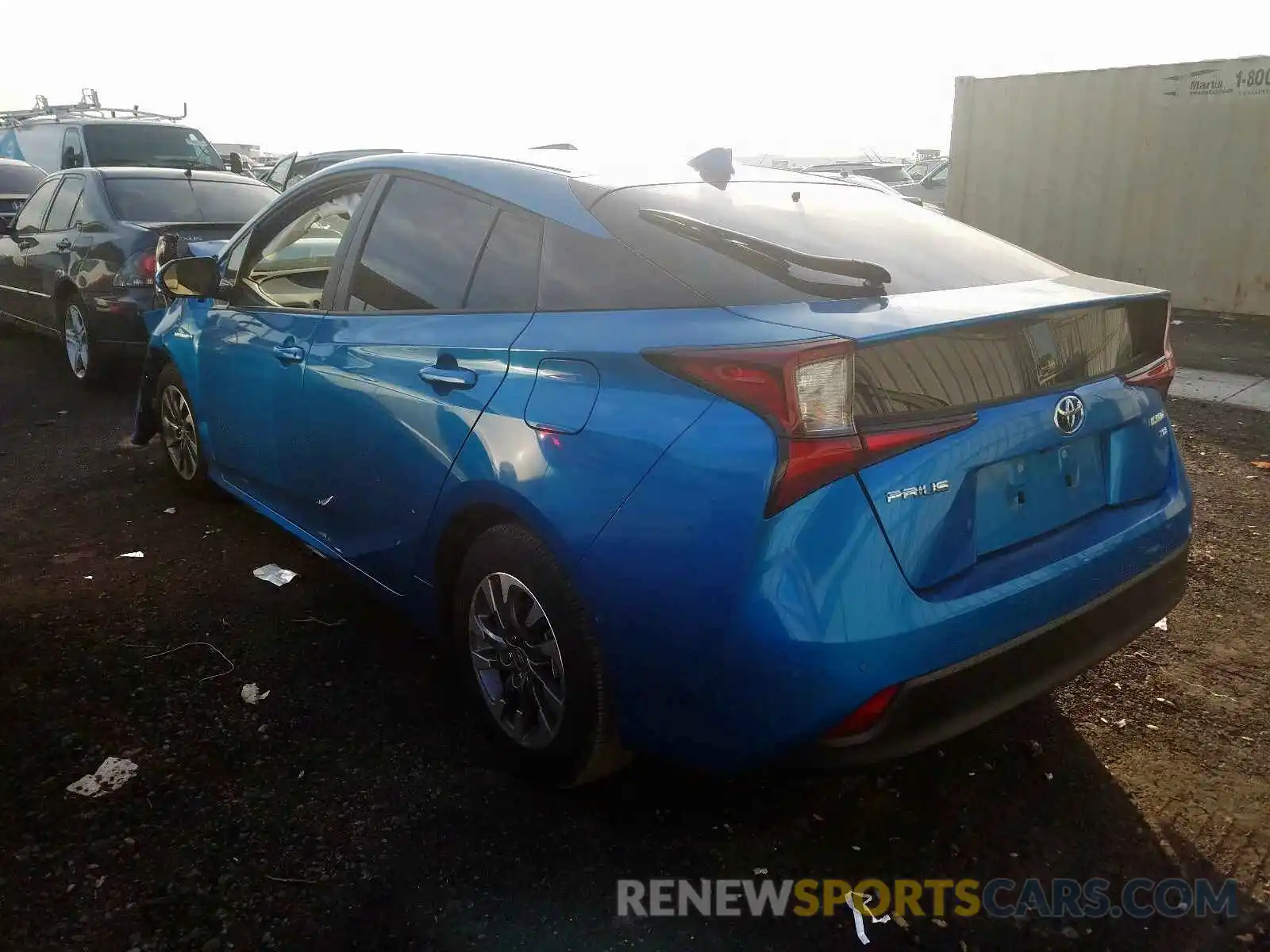 3 Photograph of a damaged car JTDKARFU7K3090107 TOYOTA PRIUS 2019