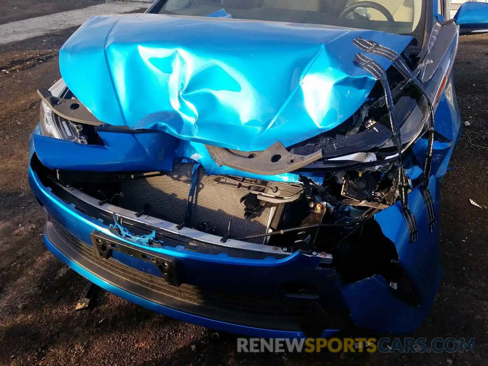 9 Photograph of a damaged car JTDKARFU7K3090107 TOYOTA PRIUS 2019