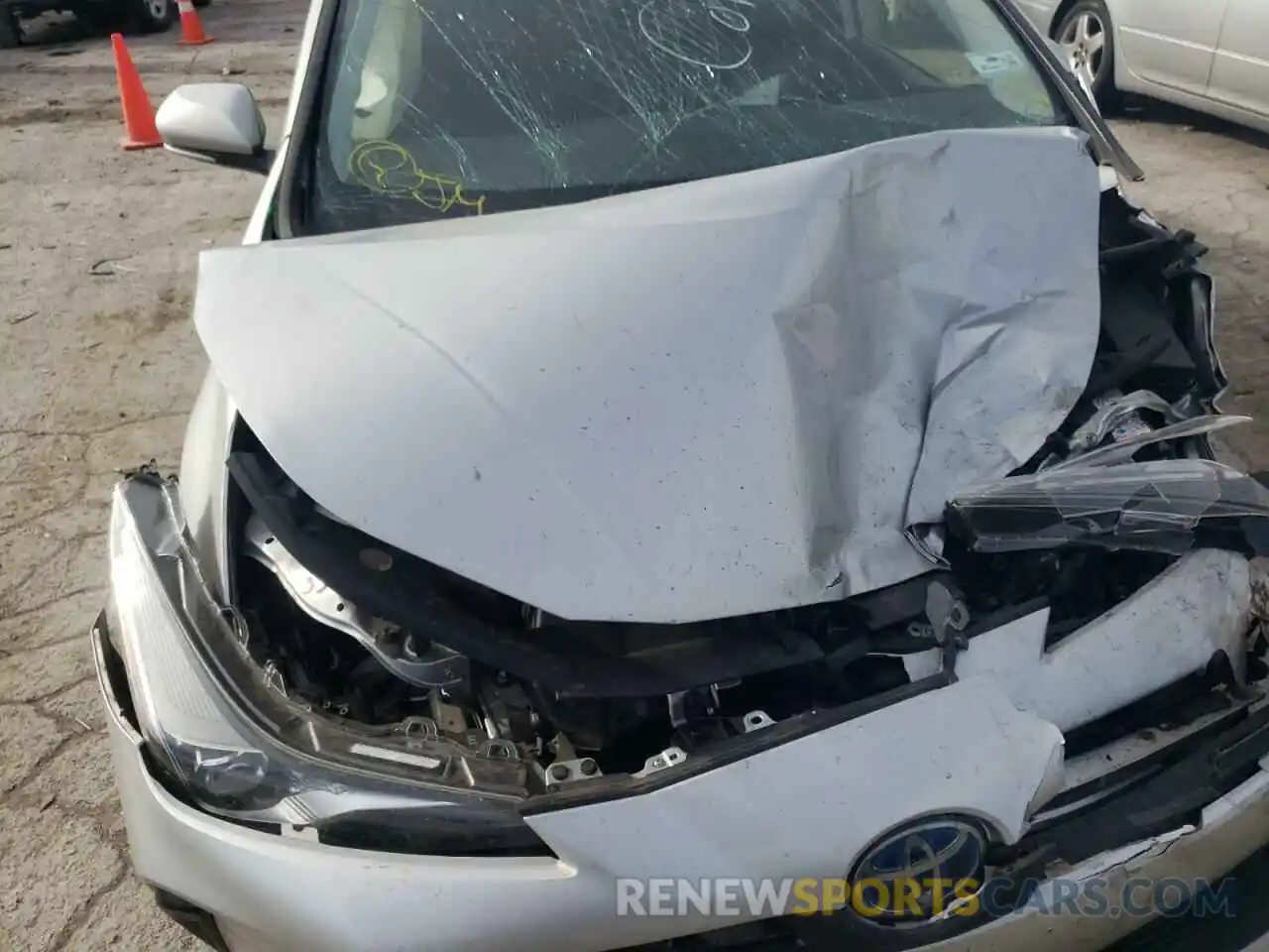 7 Photograph of a damaged car JTDKARFU7K3090186 TOYOTA PRIUS 2019