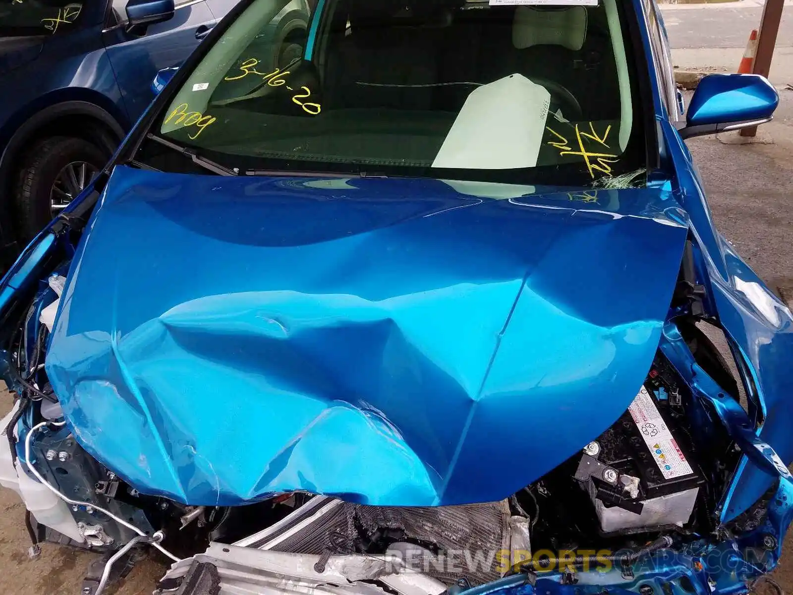 7 Фотография поврежденного автомобиля JTDKARFU7K3090754 TOYOTA PRIUS 2019