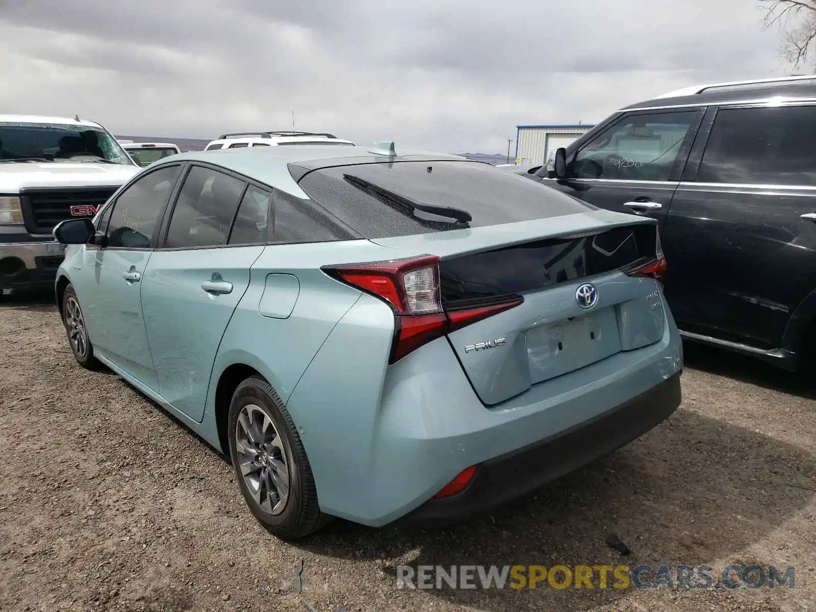 3 Photograph of a damaged car JTDKARFU7K3091693 TOYOTA PRIUS 2019