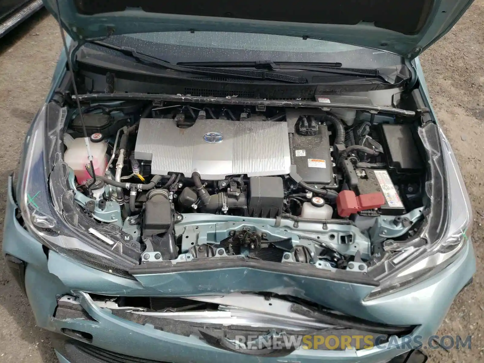 7 Photograph of a damaged car JTDKARFU7K3091693 TOYOTA PRIUS 2019