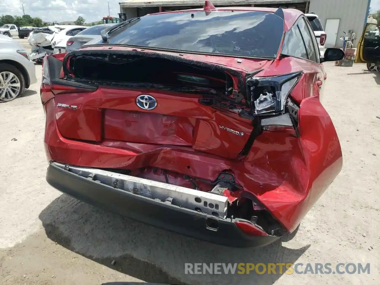 9 Photograph of a damaged car JTDKARFU7K3092357 TOYOTA PRIUS 2019