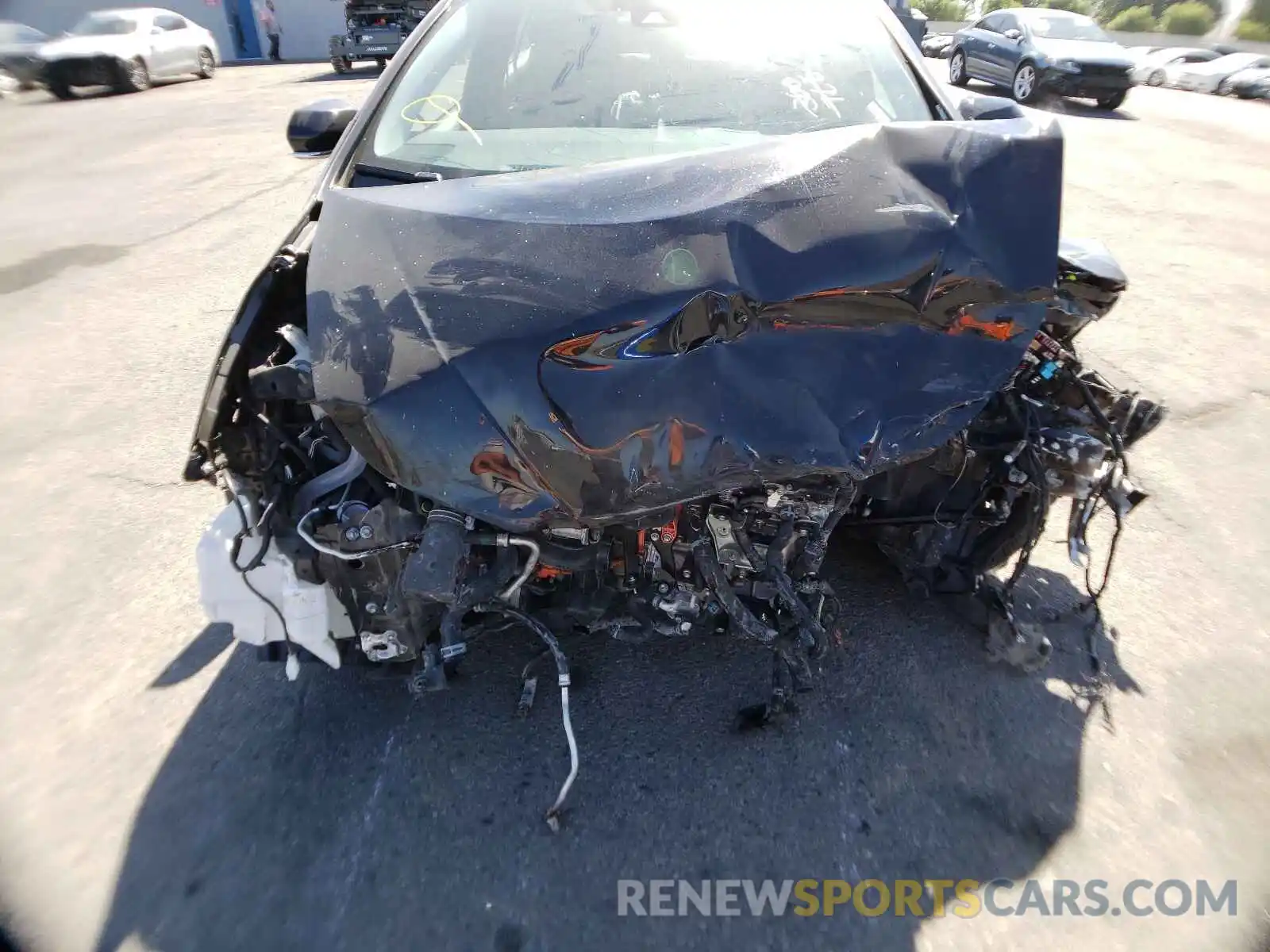 7 Photograph of a damaged car JTDKARFU7K3095243 TOYOTA PRIUS 2019