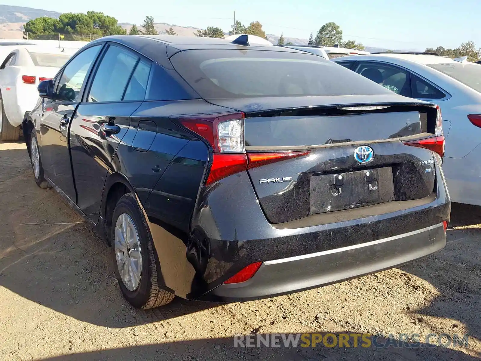 3 Photograph of a damaged car JTDKARFU7K3098174 TOYOTA PRIUS 2019