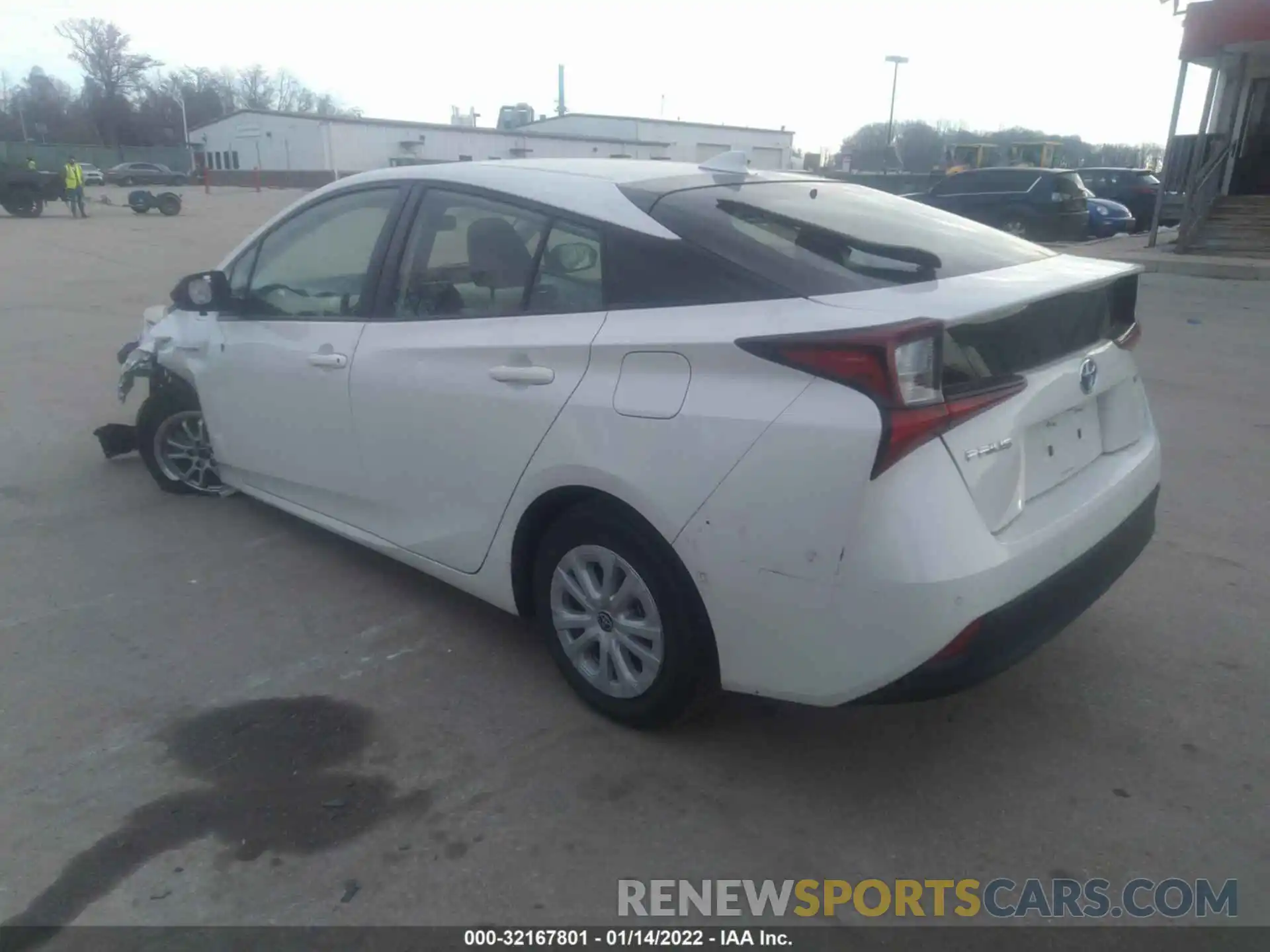 3 Photograph of a damaged car JTDKARFU7K3098871 TOYOTA PRIUS 2019