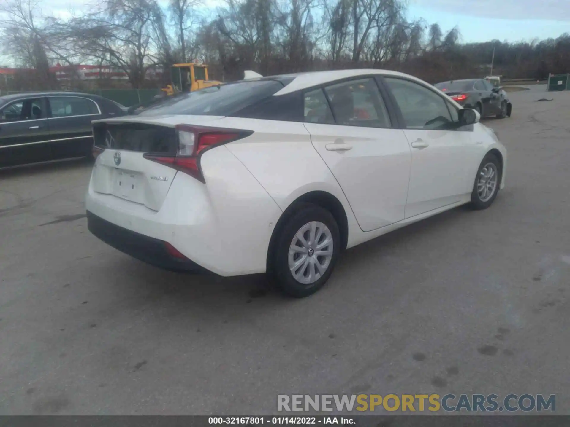 4 Photograph of a damaged car JTDKARFU7K3098871 TOYOTA PRIUS 2019