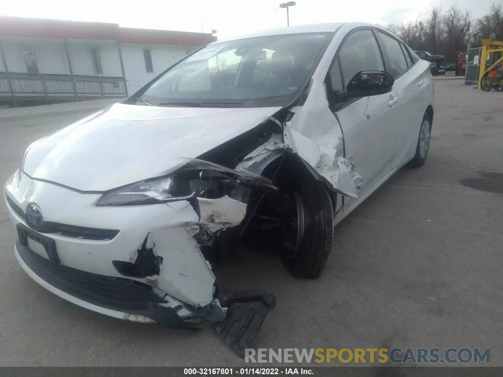 6 Photograph of a damaged car JTDKARFU7K3098871 TOYOTA PRIUS 2019