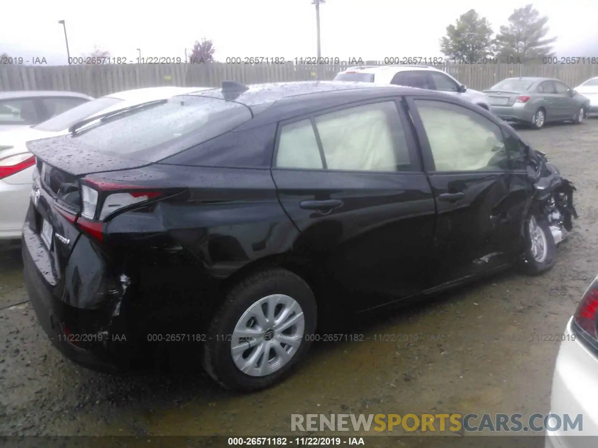 4 Photograph of a damaged car JTDKARFU7K3099079 TOYOTA PRIUS 2019