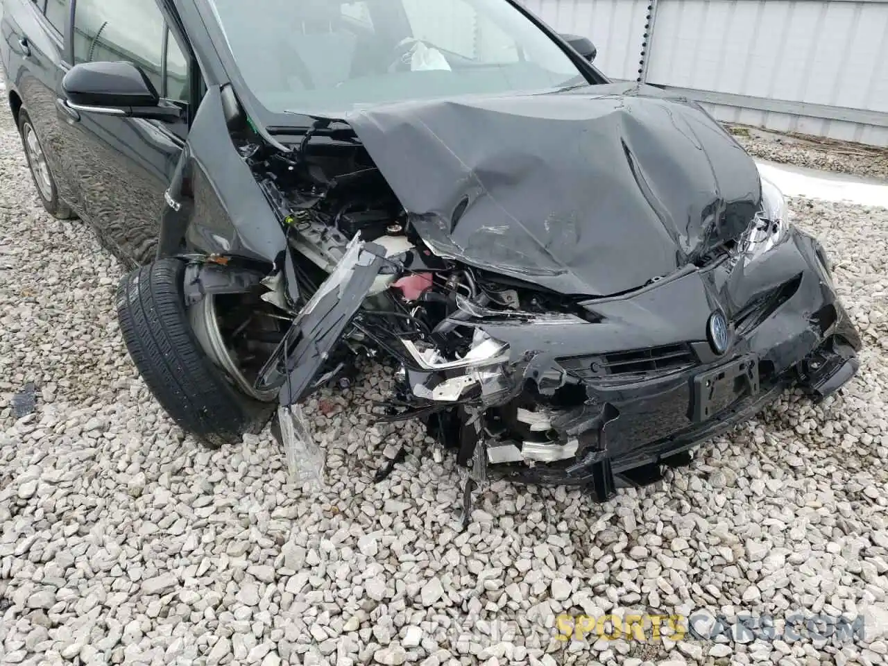 9 Фотография поврежденного автомобиля JTDKARFU7K3099325 TOYOTA PRIUS 2019