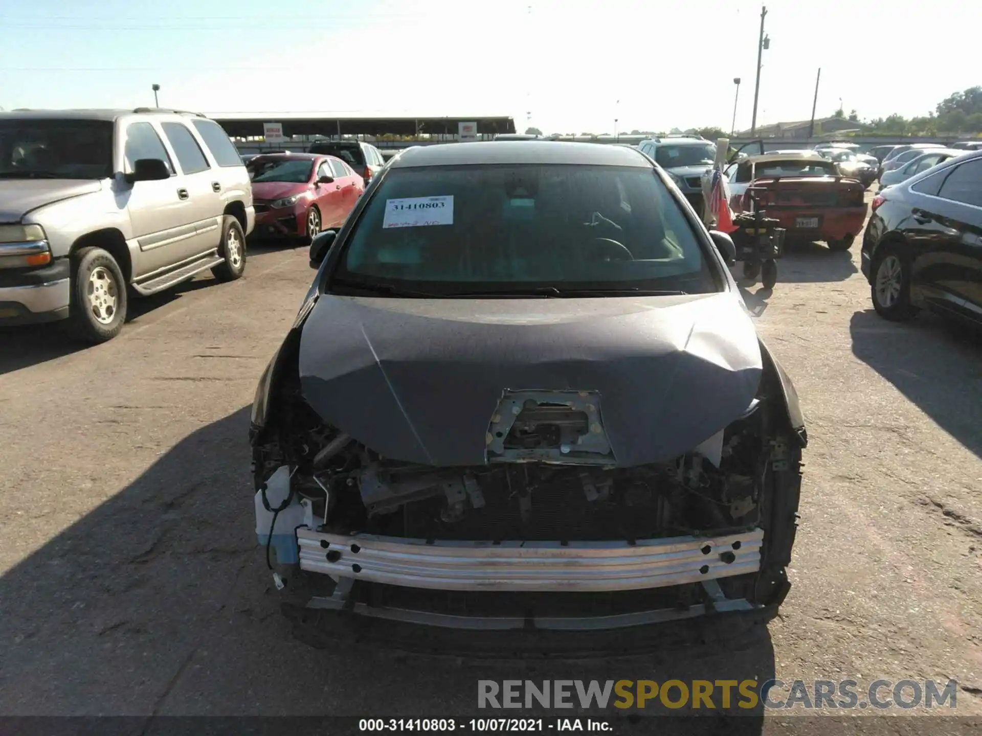 6 Photograph of a damaged car JTDKARFU7K3099535 TOYOTA PRIUS 2019