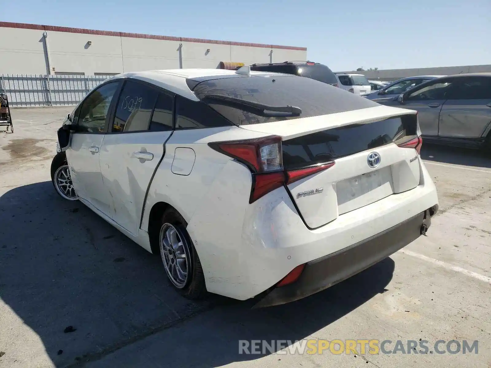 3 Photograph of a damaged car JTDKARFU7K3100313 TOYOTA PRIUS 2019