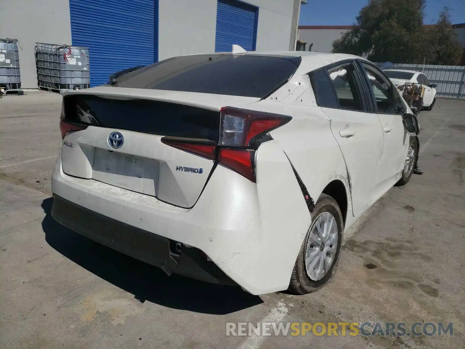 4 Photograph of a damaged car JTDKARFU7K3100313 TOYOTA PRIUS 2019