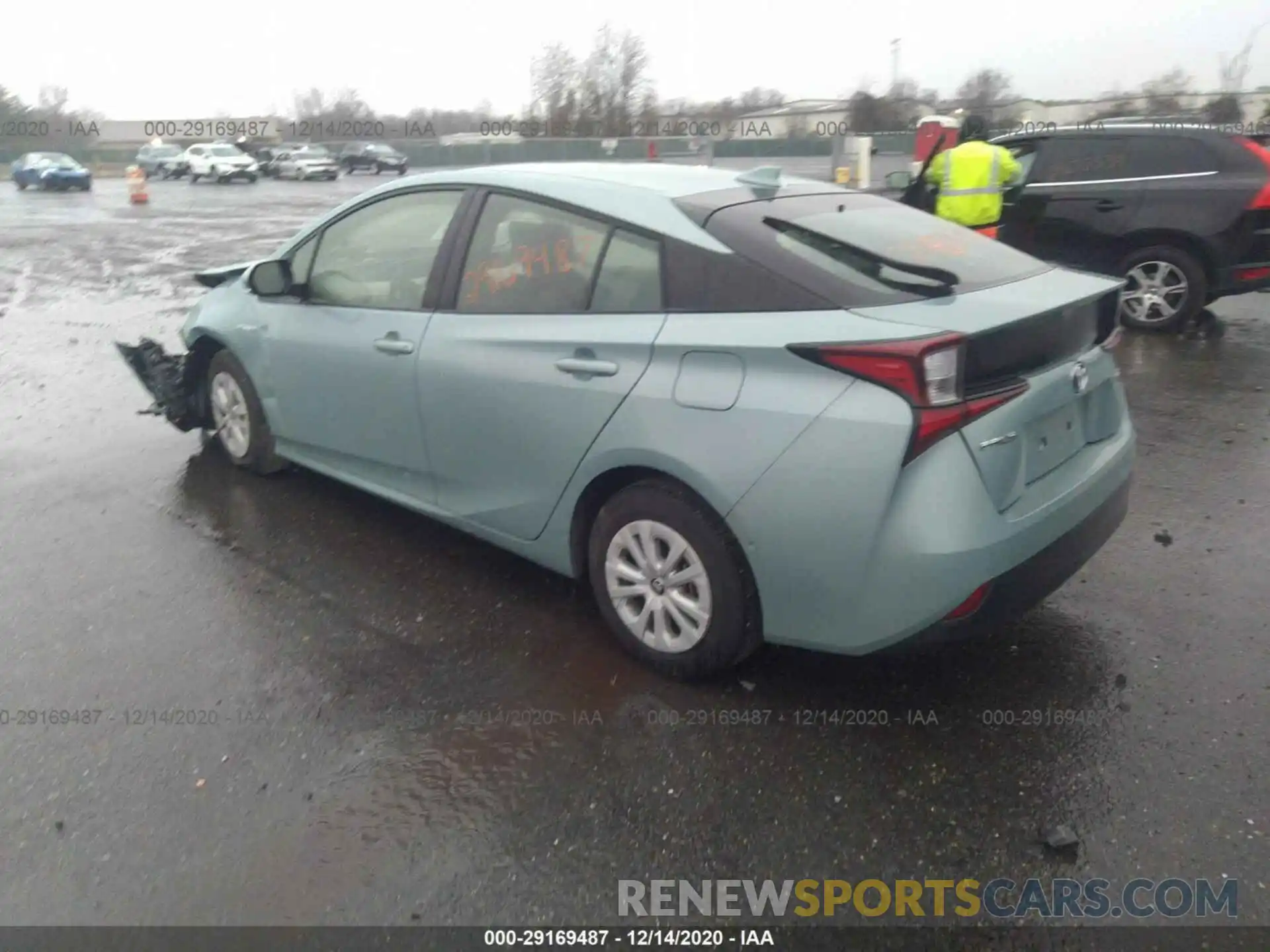 3 Photograph of a damaged car JTDKARFU7K3100747 TOYOTA PRIUS 2019