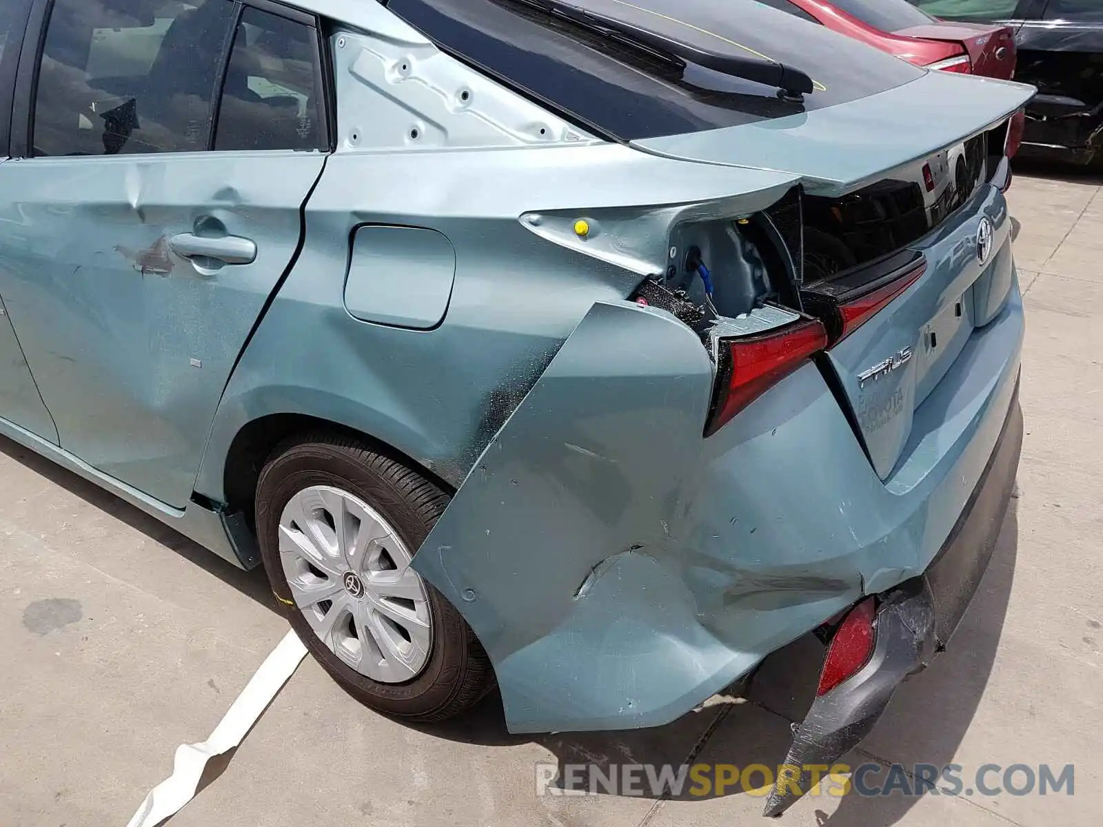 9 Photograph of a damaged car JTDKARFU7K3102482 TOYOTA PRIUS 2019