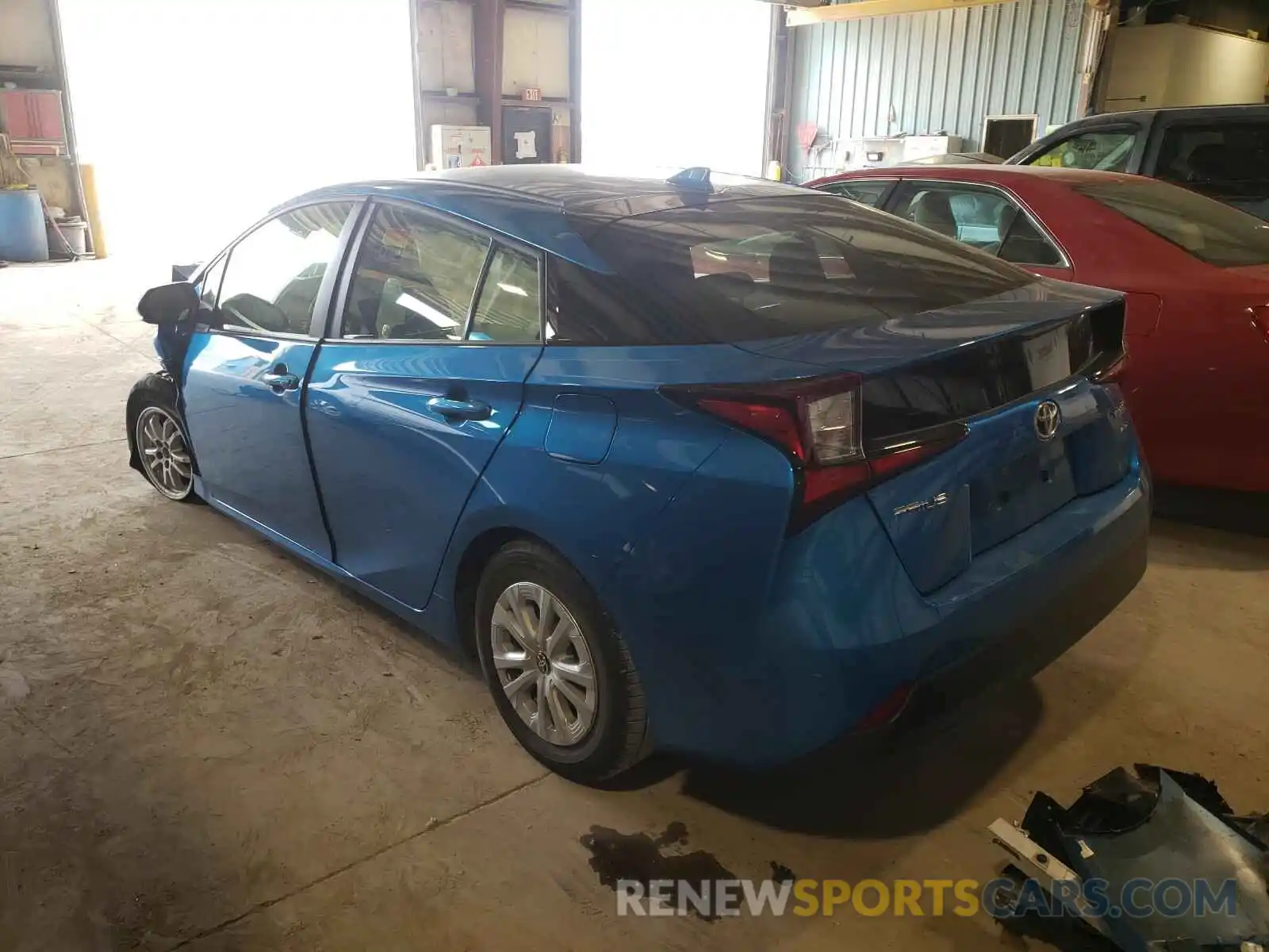 3 Photograph of a damaged car JTDKARFU8K3071212 TOYOTA PRIUS 2019